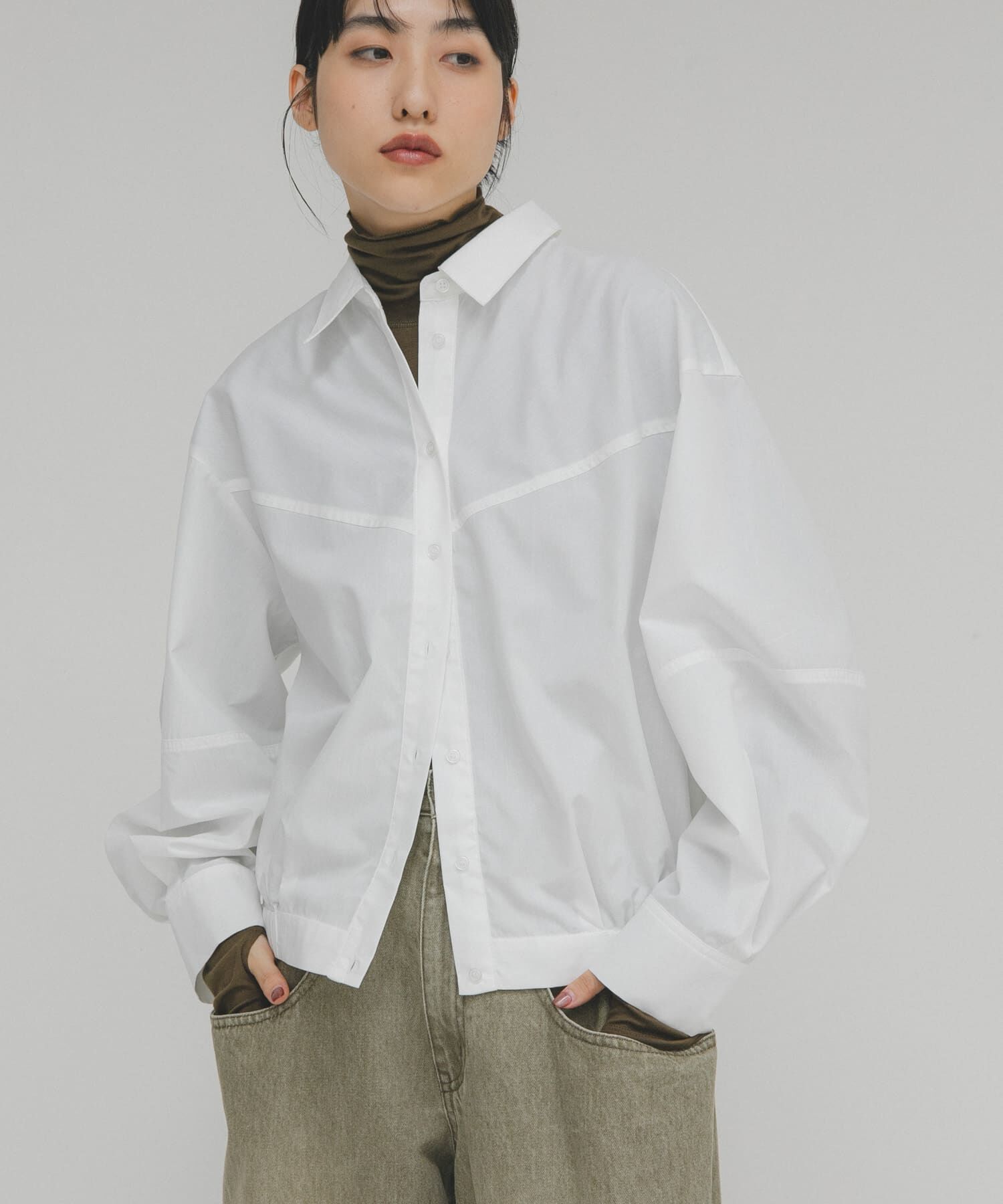  「コクーンフォルムシャツ」|シャツ・ブラウス|