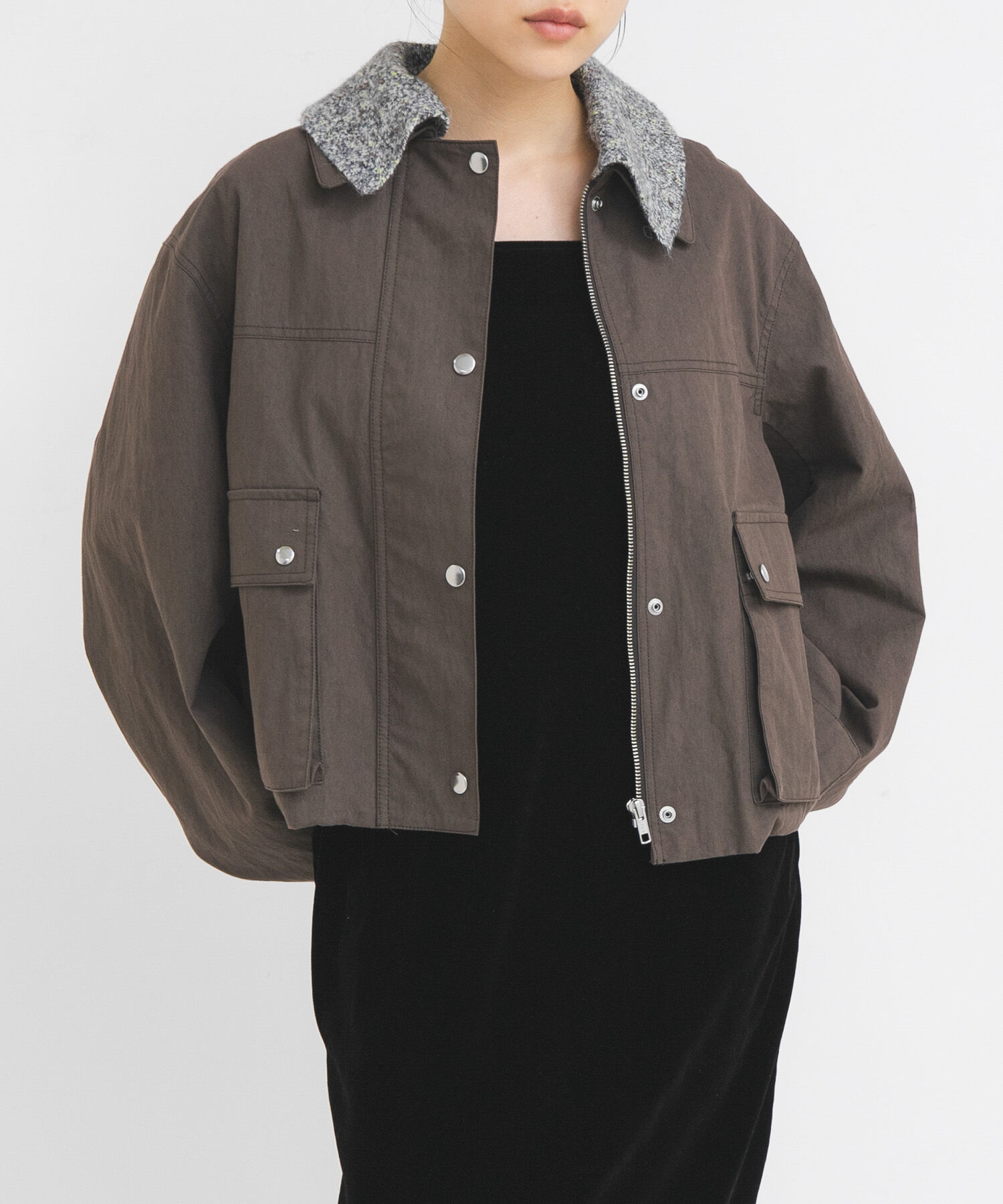  「2WAYカラーバルーンブルゾン」|ブルゾン・スタジャン|