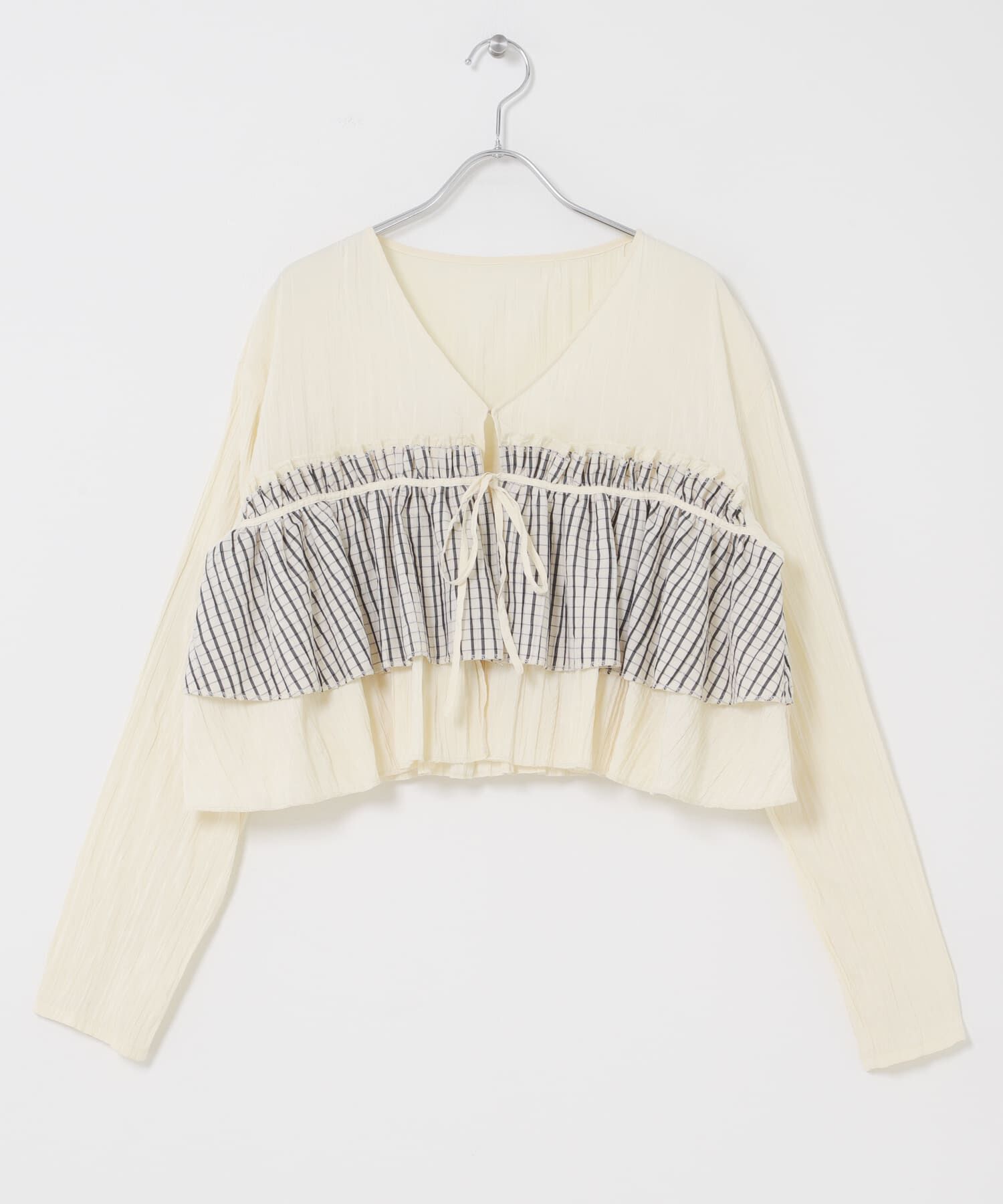  「フリルレイヤードブラウス」|シャツ・ブラウス|