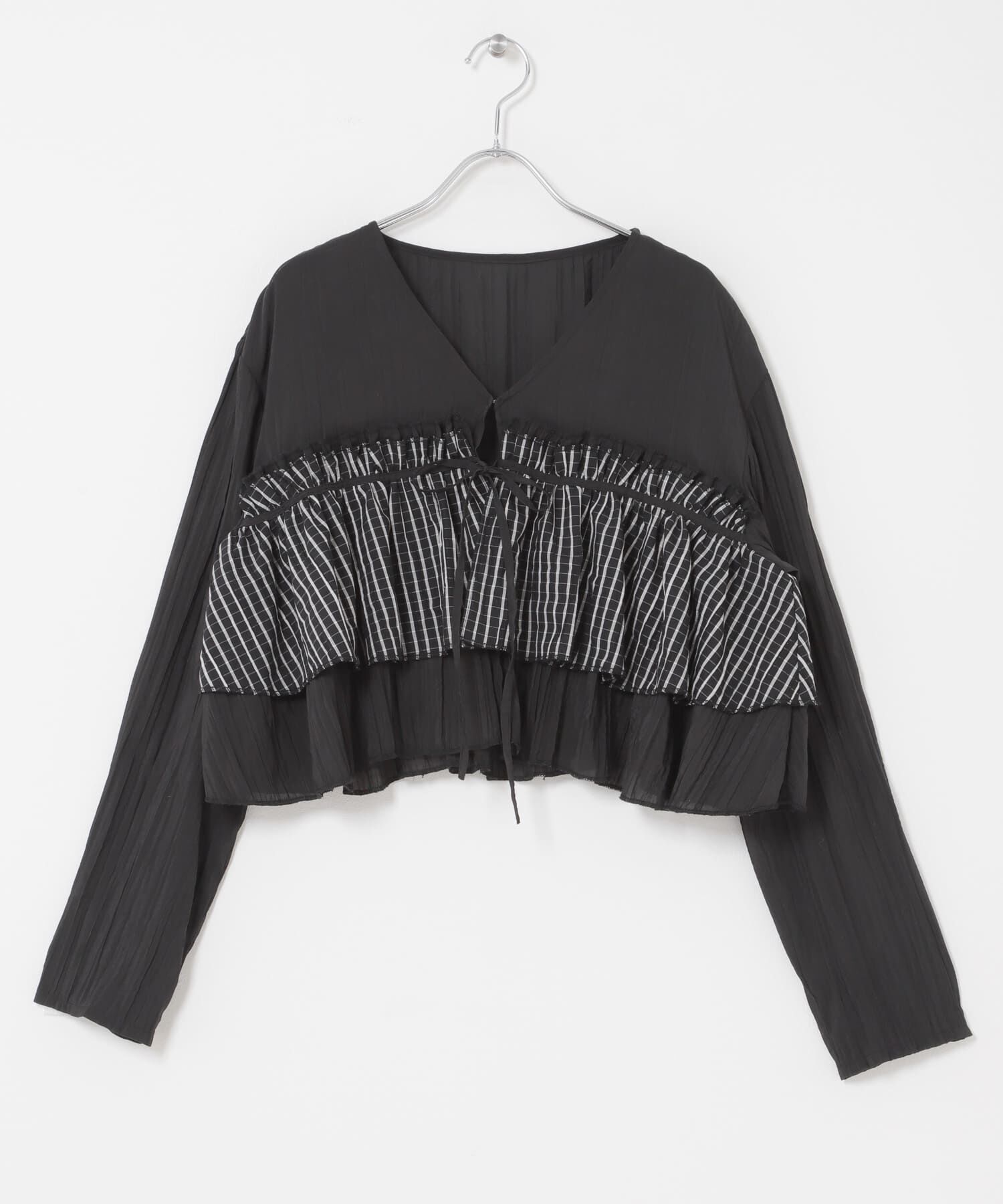  「フリルレイヤードブラウス」|シャツ・ブラウス|