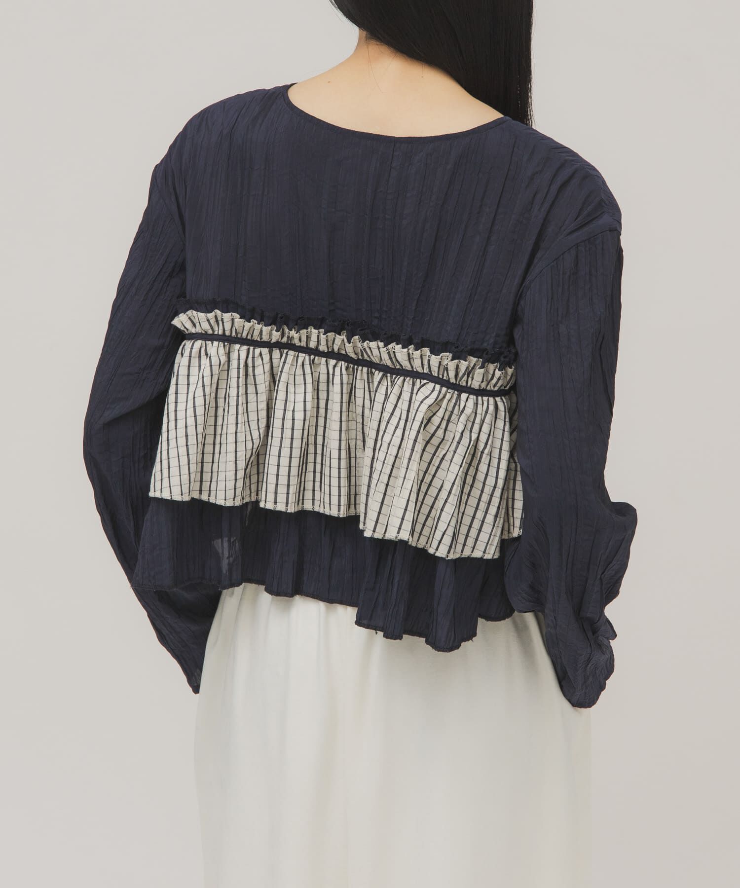  「フリルレイヤードブラウス」|シャツ・ブラウス|