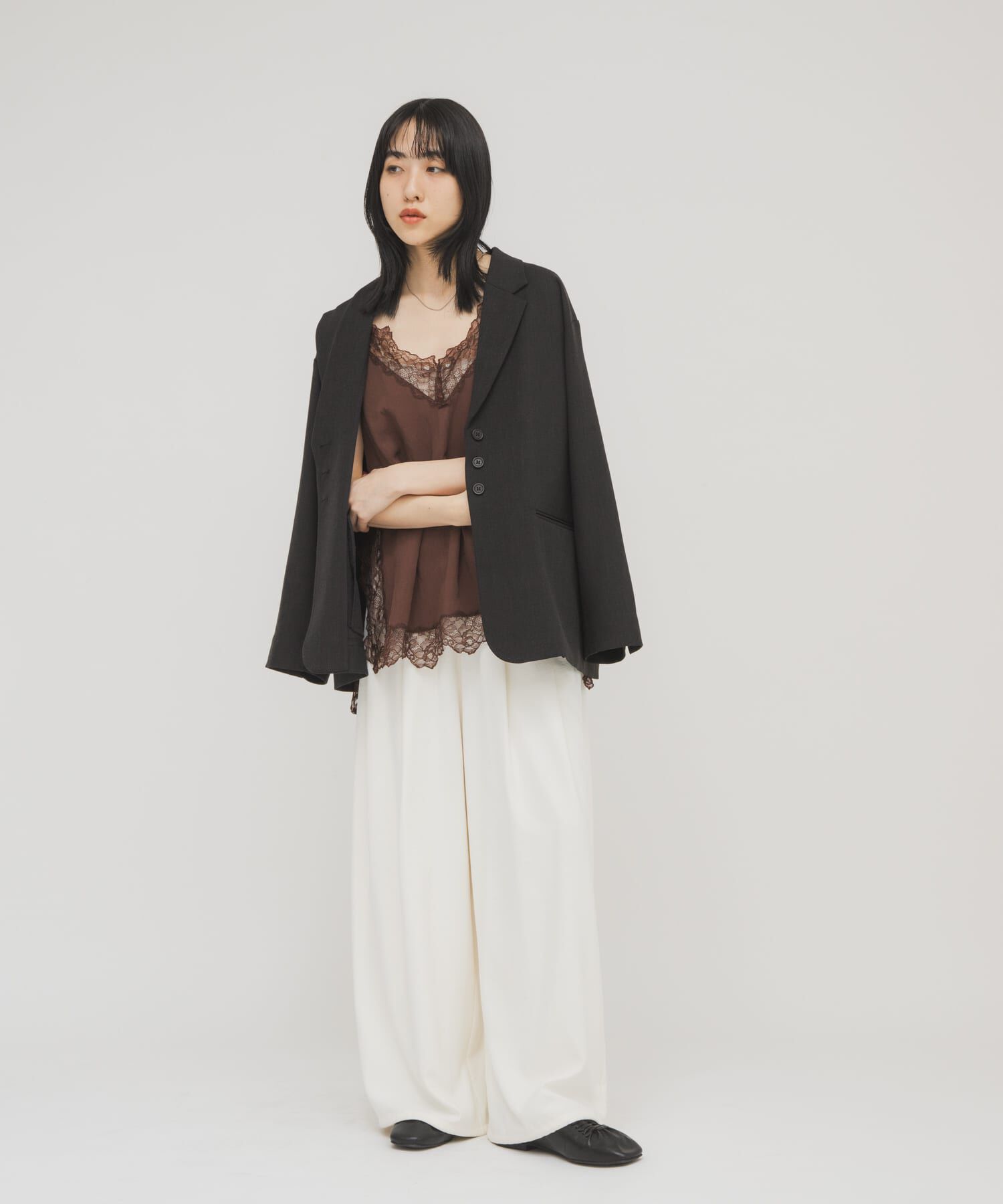  「フリルスリーブテーラードジャケット」|その他|