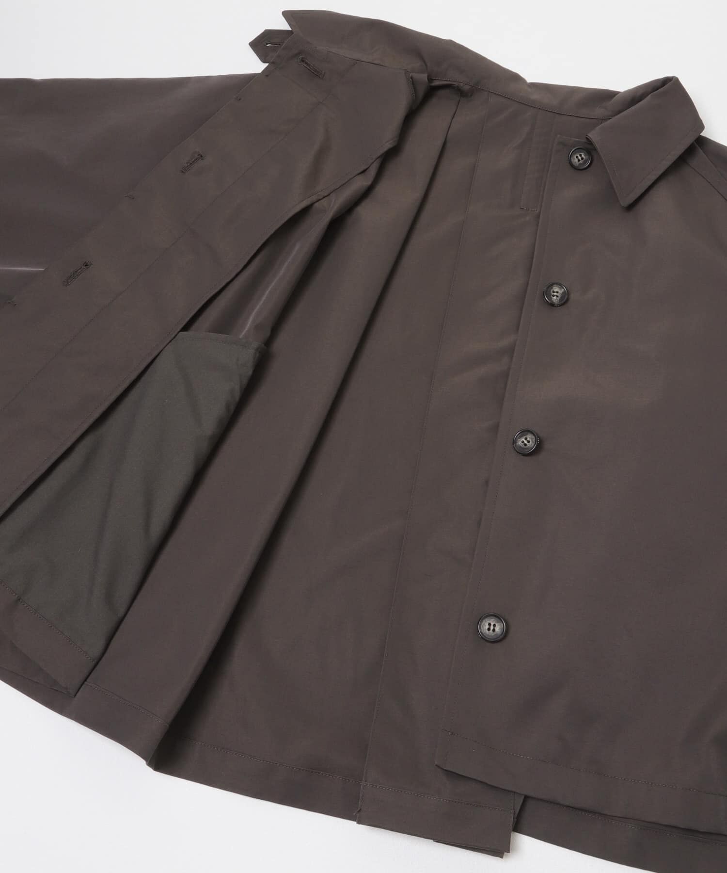  「ステンカラーマントコート」|ステンカラーコート|