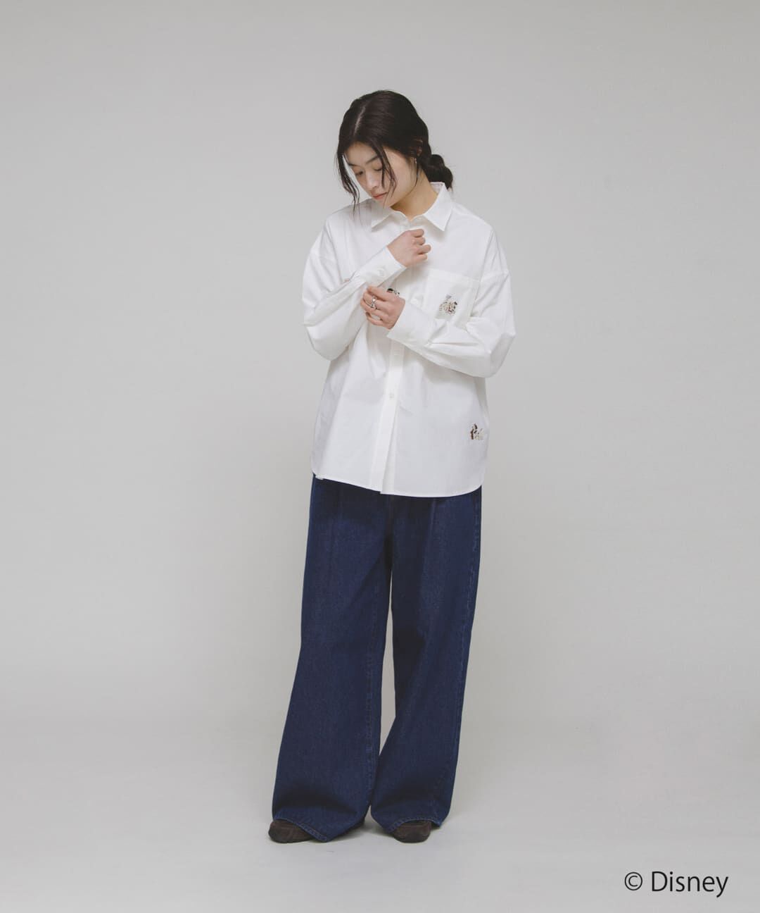  「Disney/刺繍シャツ」|シャツ・ブラウス|