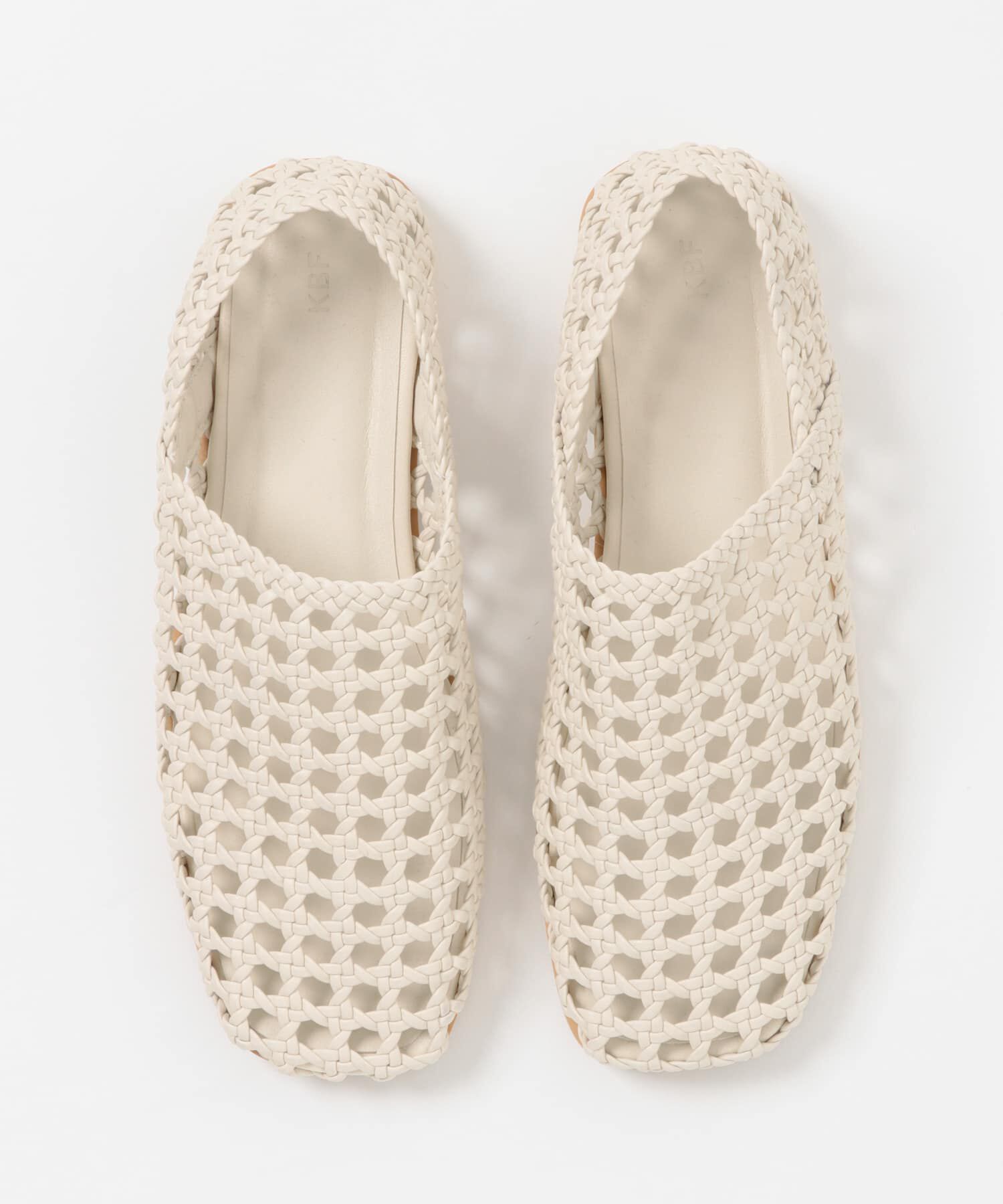  「スクエアトゥメッシュシューズ」|サンダル|