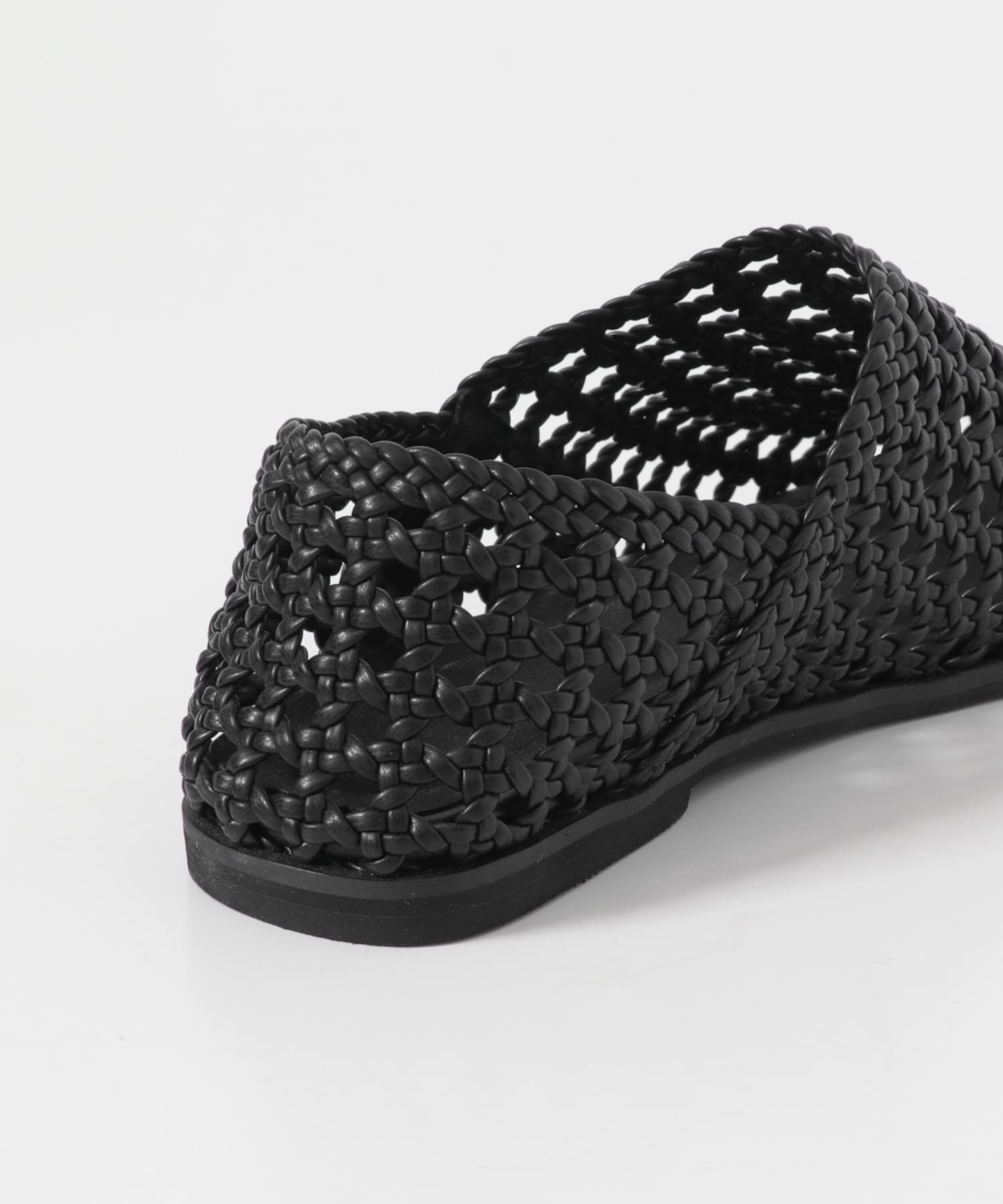  「スクエアトゥメッシュシューズ」|サンダル|