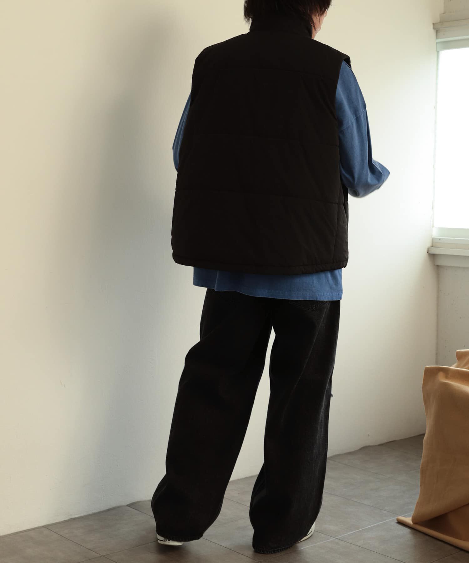 SENSE OF PLACE by URBAN RESEARCH「パデットドローコードツキベスト」|ダウンベスト・ベスト|