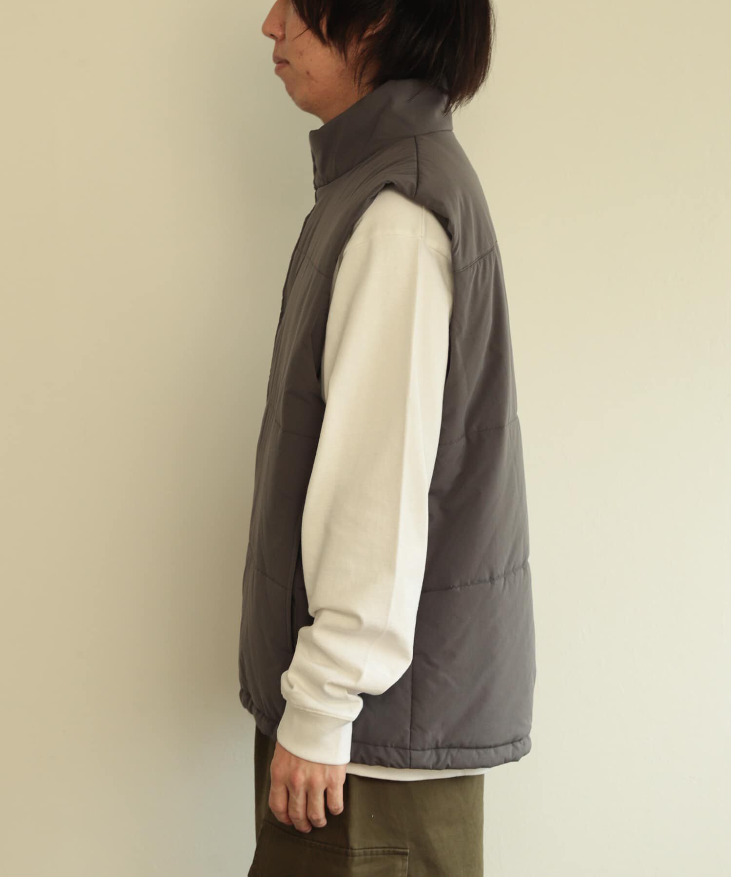 SENSE OF PLACE by URBAN RESEARCH「パデットドローコードツキベスト」|ダウンベスト・ベスト|