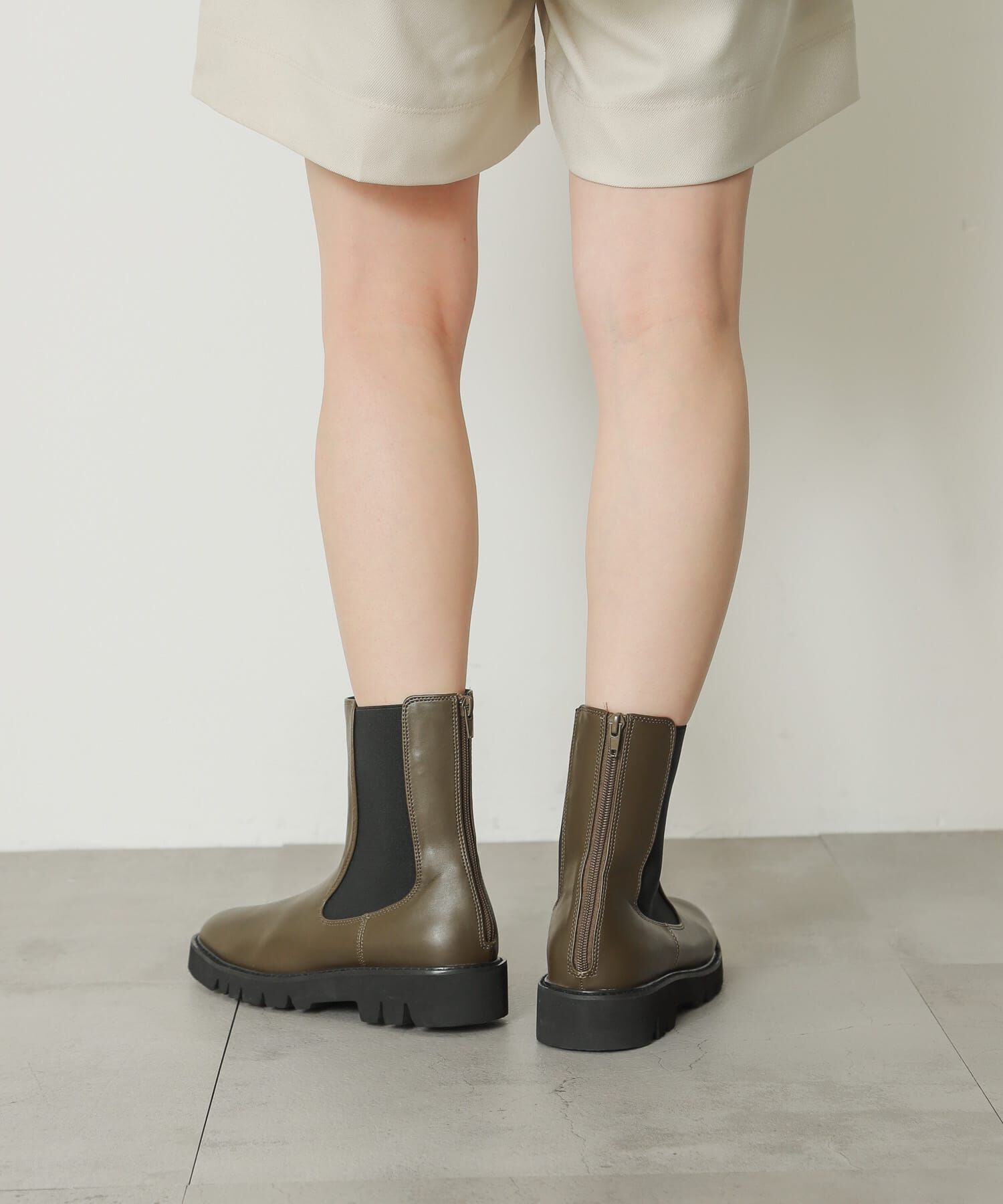 SENSE OF PLACE by URBAN RESEARCH「『軽量ソール採用』トラックソールサイドゴアブーツ」|ショートブーツ|