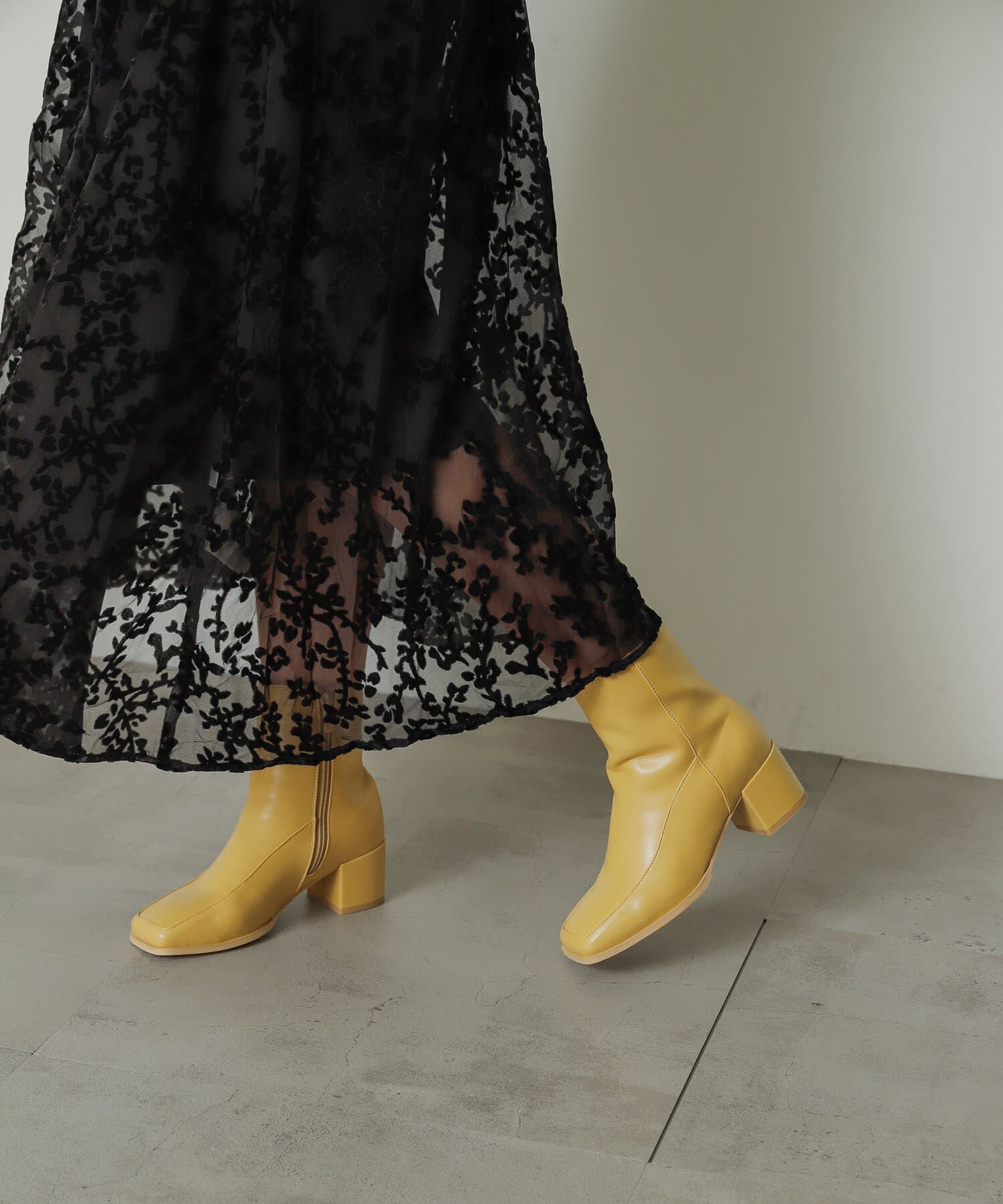 SENSE OF PLACE by URBAN RESEARCH「ワイドスクエアショートブーツ」|ショートブーツ|