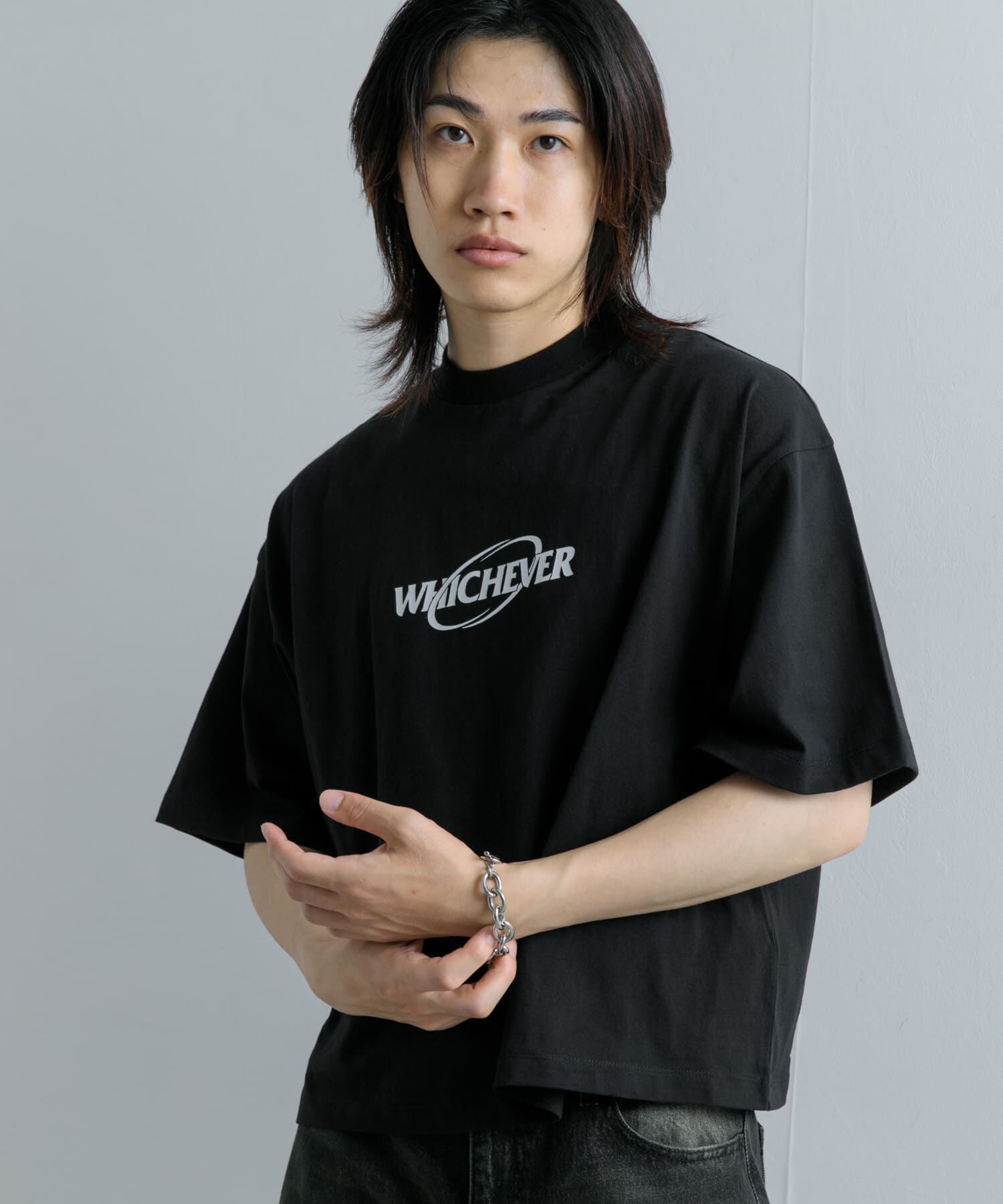SENSE OF PLACE by URBAN RESEARCH「ロゴグラフィックボクシーTシャツ(5分袖)」|Tシャツ・カットソー|
