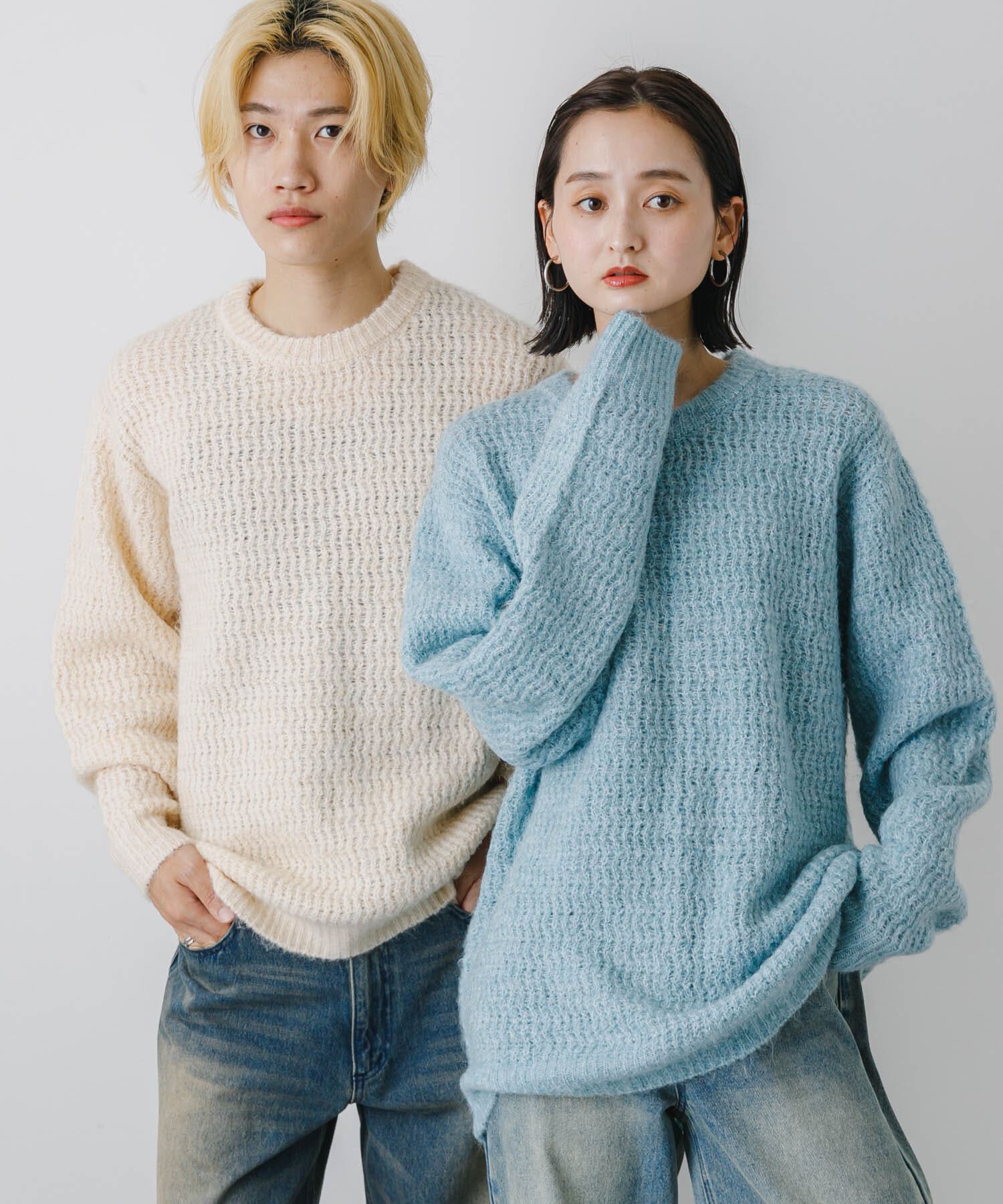 SENSE OF PLACE by URBAN RESEARCH「『ユニセックス』ローゲージカラーニット」|ニット・セーター|