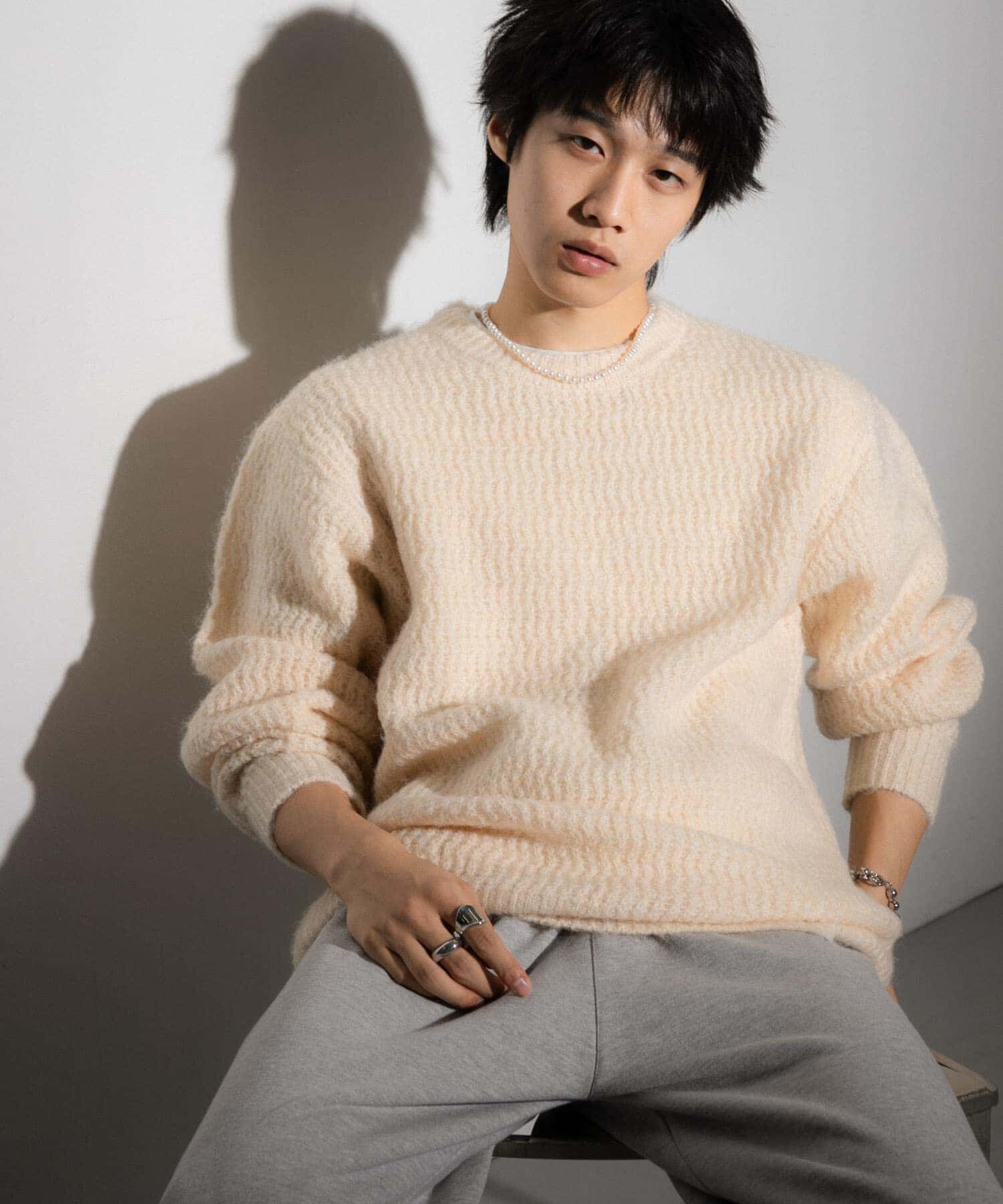 SENSE OF PLACE by URBAN RESEARCH「『ユニセックス』ローゲージカラーニット」|ニット・セーター|