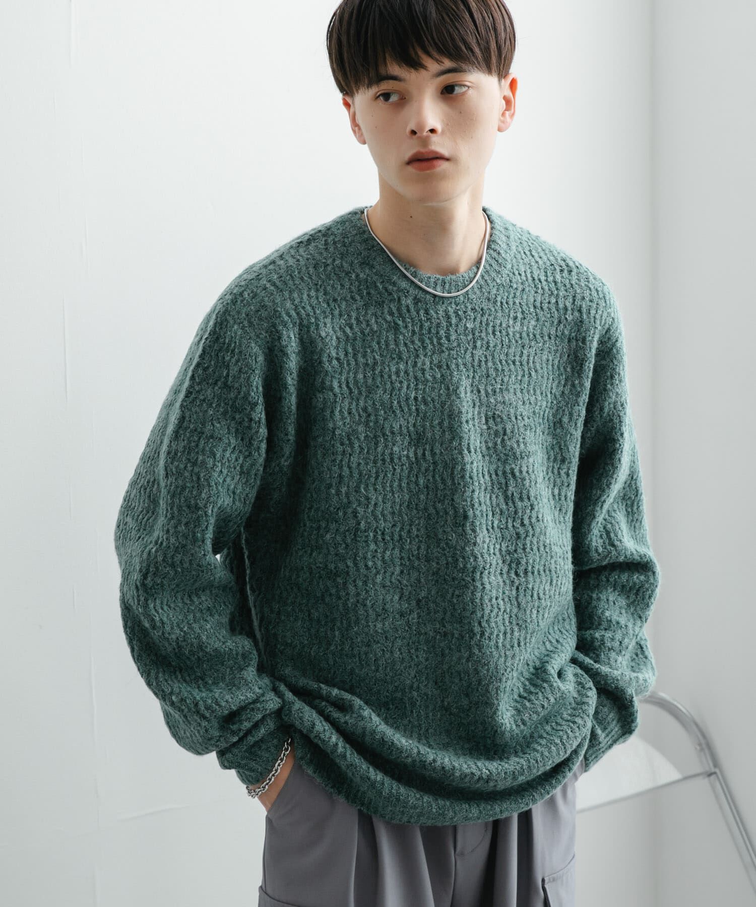 SENSE OF PLACE by URBAN RESEARCH「『ユニセックス』ローゲージカラーニット」|ニット・セーター|