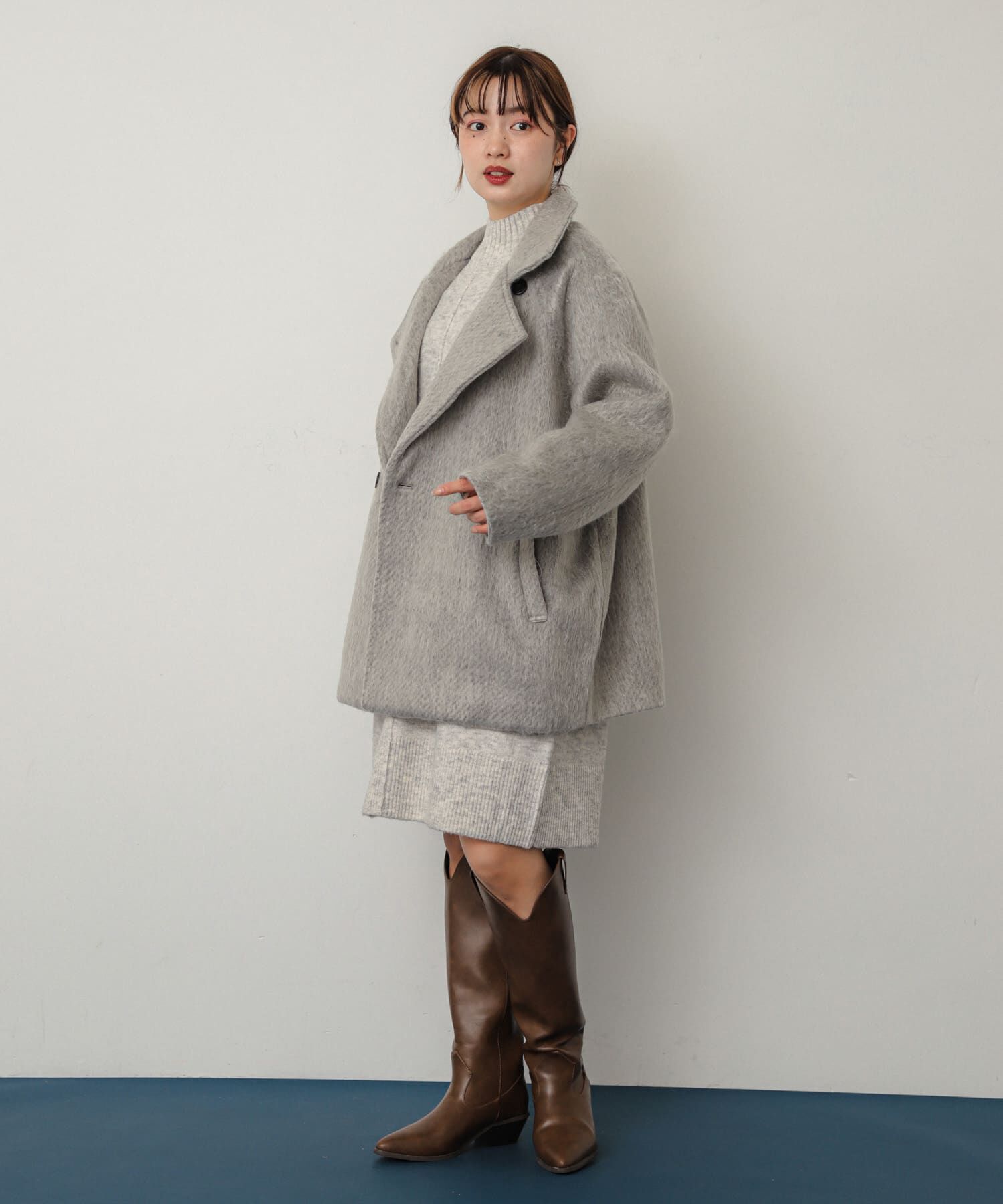 SENSE OF PLACE by URBAN RESEARCH「ポインテッドウエスタンブーツ」|ショートブーツ|