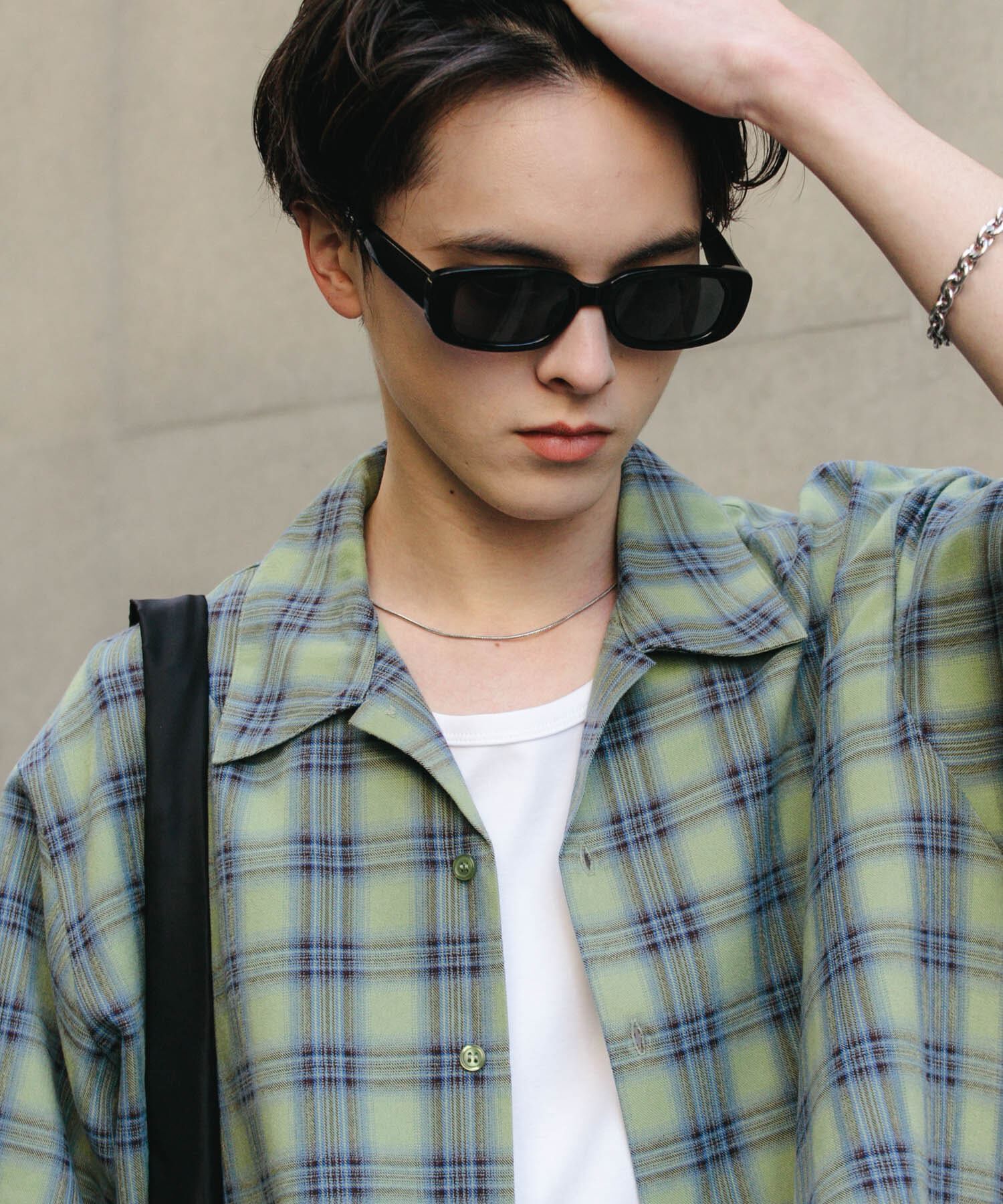 SENSE OF PLACE by URBAN RESEARCH「スクエアサングラス」|メガネ|ブラック