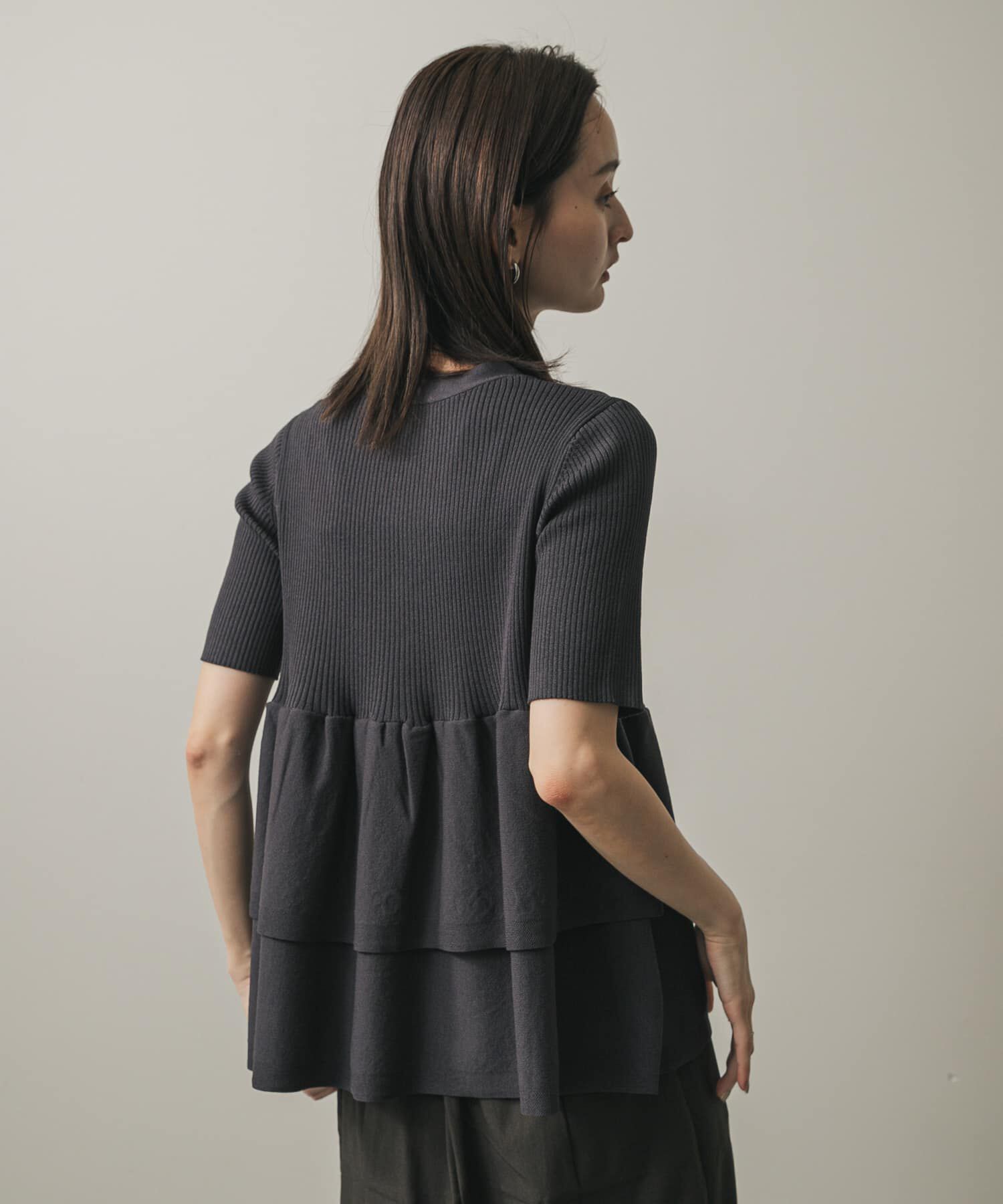 SENSE OF PLACE by URBAN RESEARCH「『WEB限定』ペプラムカーディガン(半袖)」|カーディガン|