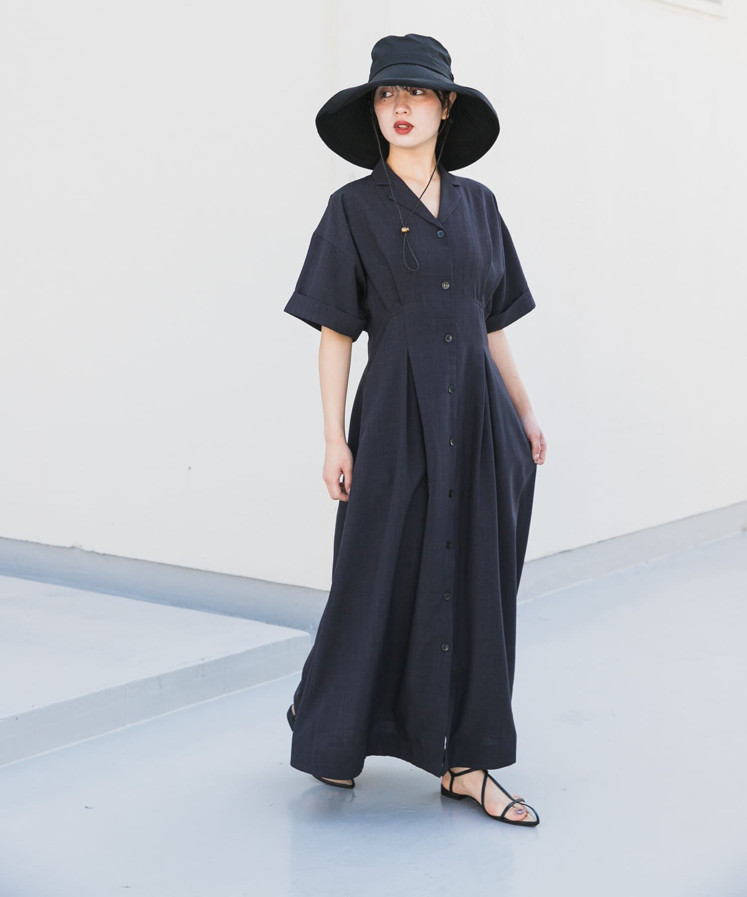 SENSE OF PLACE by URBAN RESEARCH「ウエストタックシャツワンピース」|ワンピース|