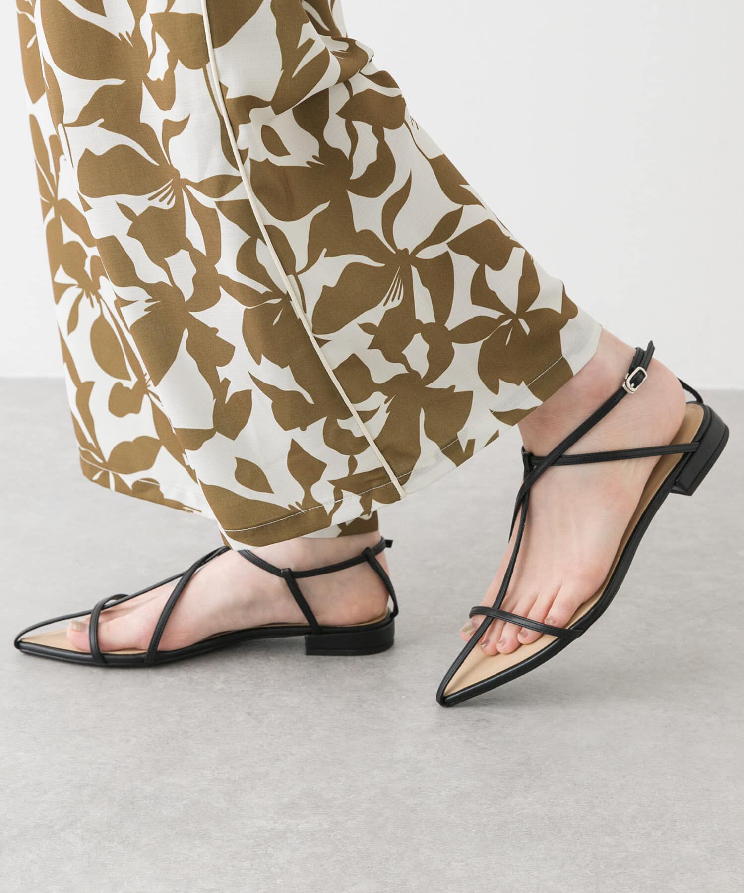 SENSE OF PLACE by URBAN RESEARCH「ポインテッドナローストラップサンダル」|サンダル|