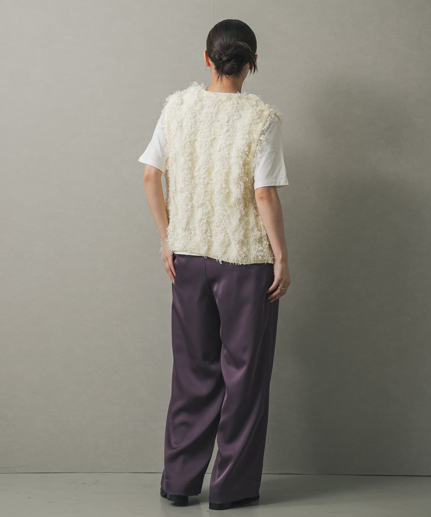 SENSE OF PLACE by URBAN RESEARCH「コードチュールフリンジベスト」|ベスト・ジレ|