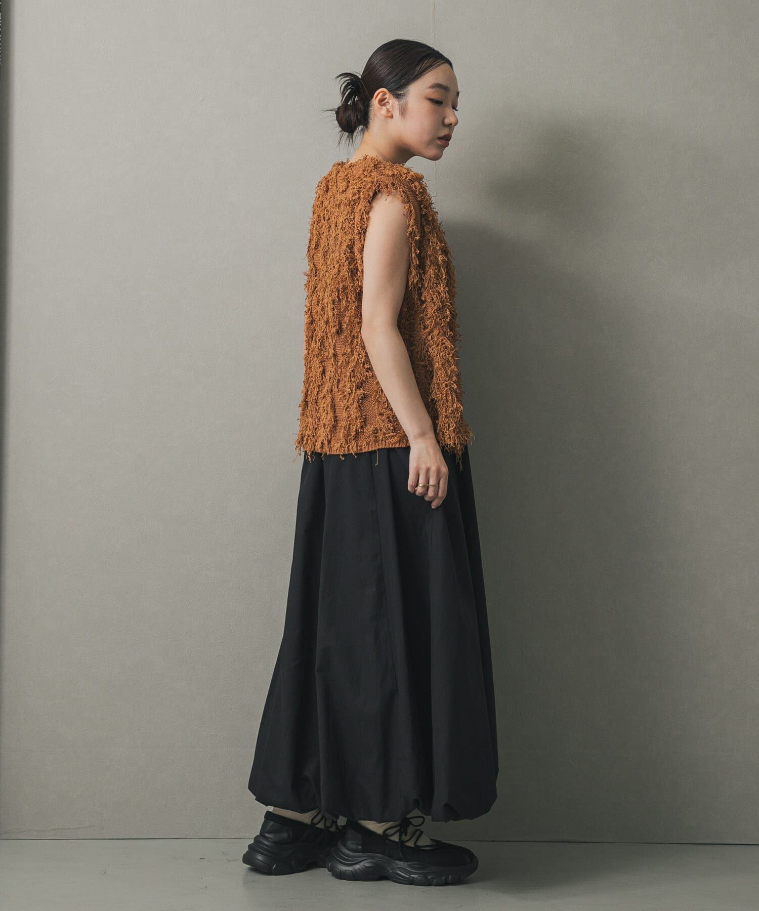 SENSE OF PLACE by URBAN RESEARCH「コードチュールフリンジベスト」|ベスト・ジレ|