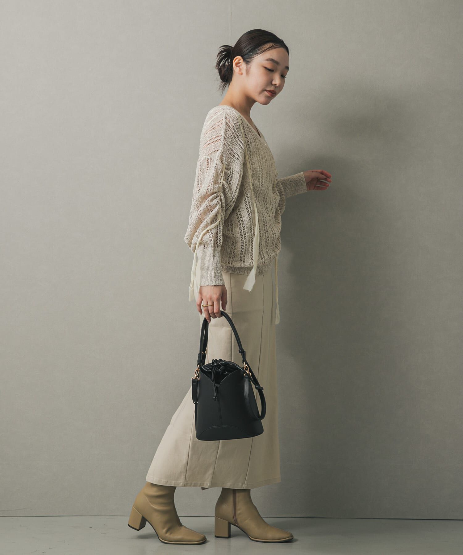 SENSE OF PLACE by URBAN RESEARCH「パネルキンチャクバッグ」|ハンドバッグ|