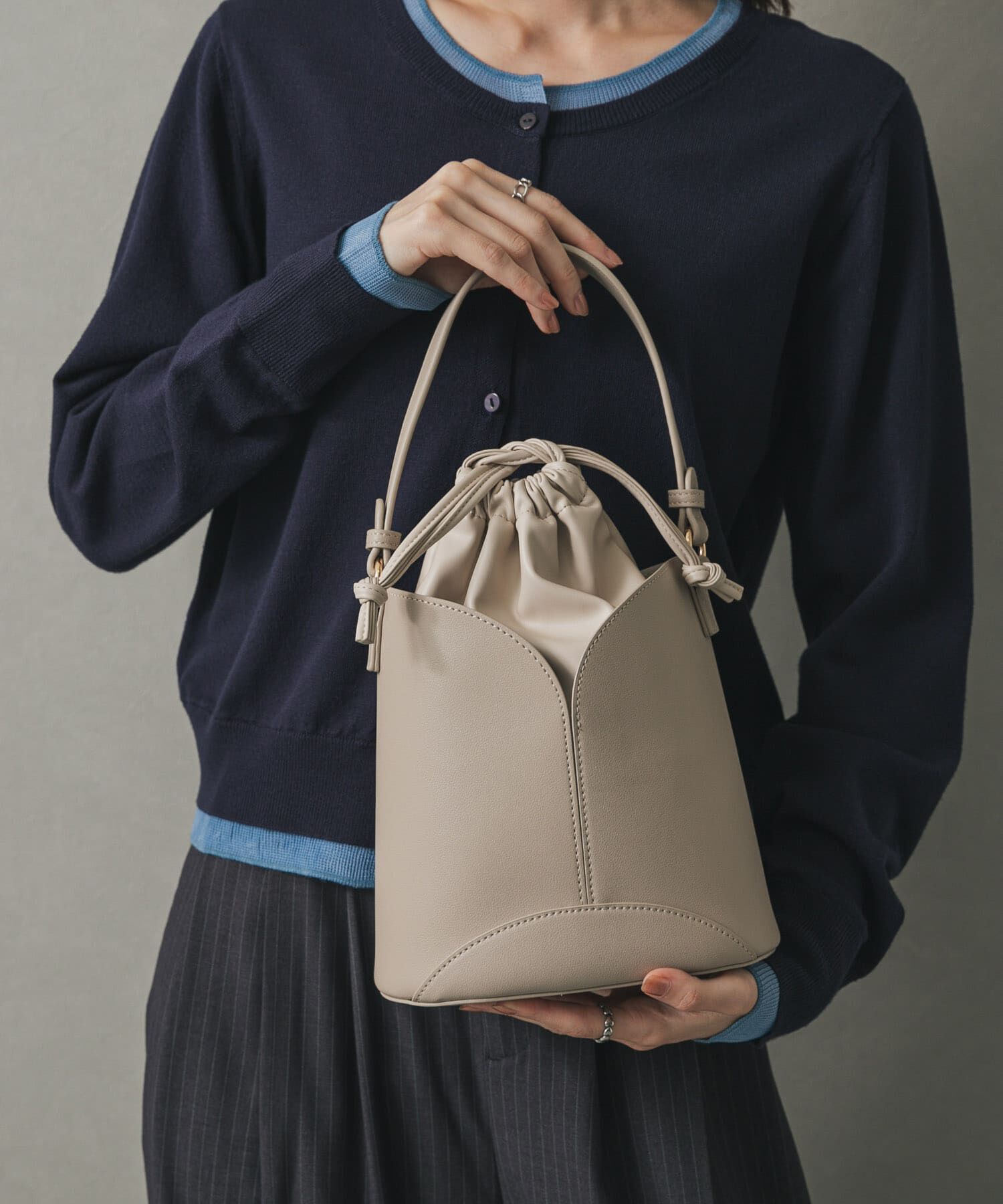 SENSE OF PLACE by URBAN RESEARCH「パネルキンチャクバッグ」|ハンドバッグ|