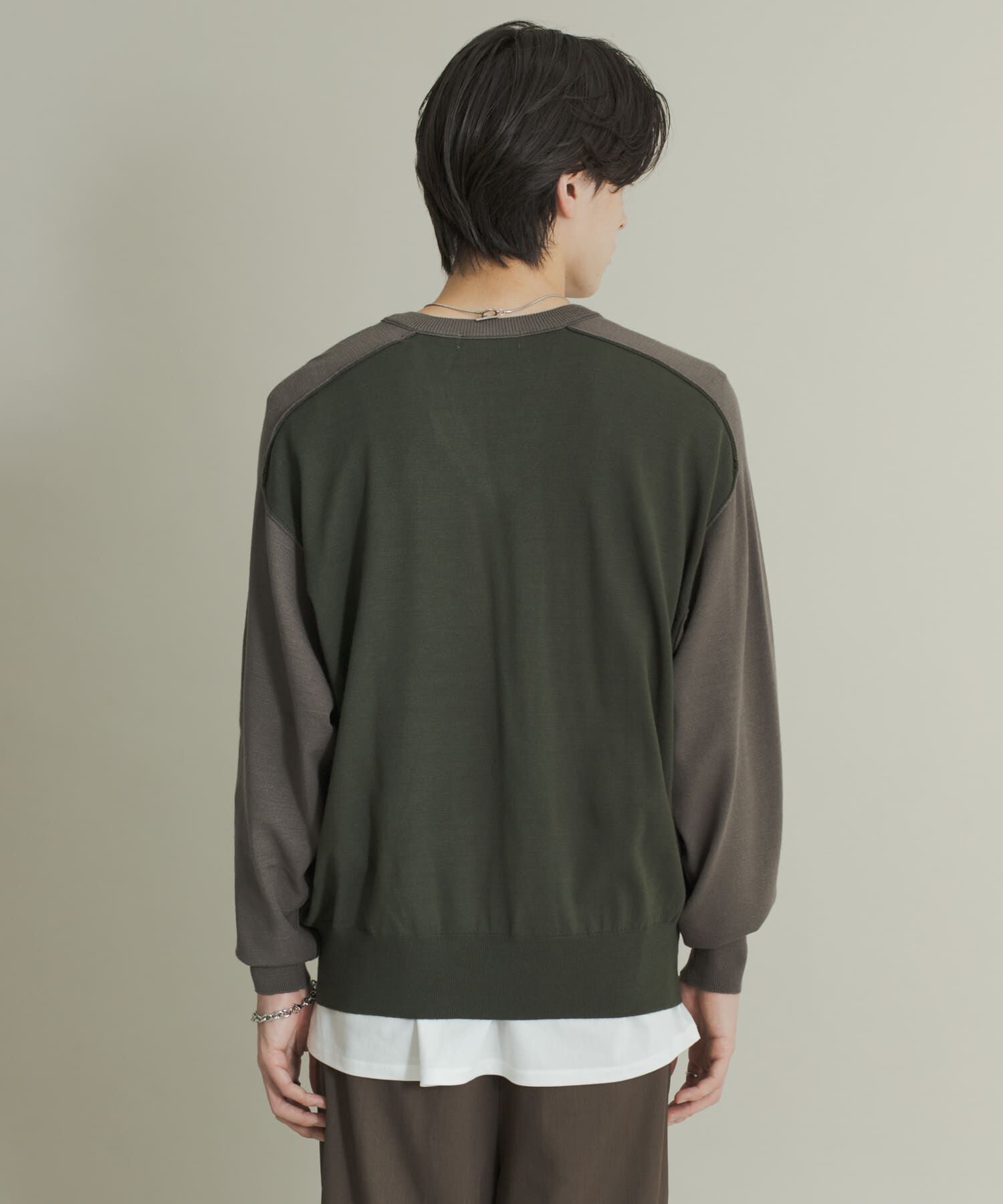 SENSE OF PLACE by URBAN RESEARCH「ハイショクVネックニット」|ニット・セーター|