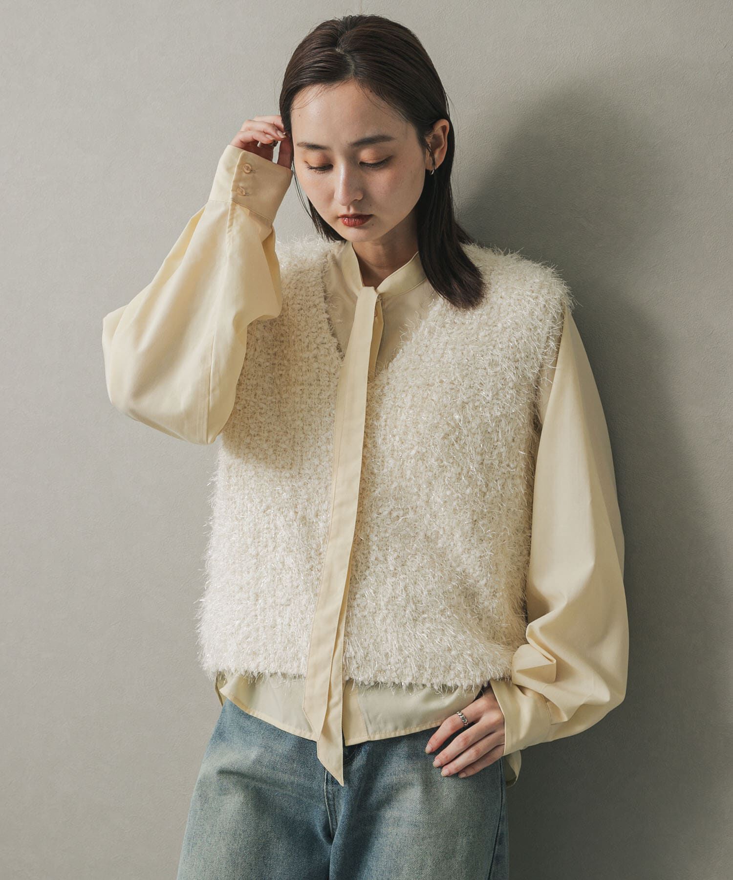 SENSE OF PLACE by URBAN RESEARCH「ボウタイブラウス」|シャツ・ブラウス|