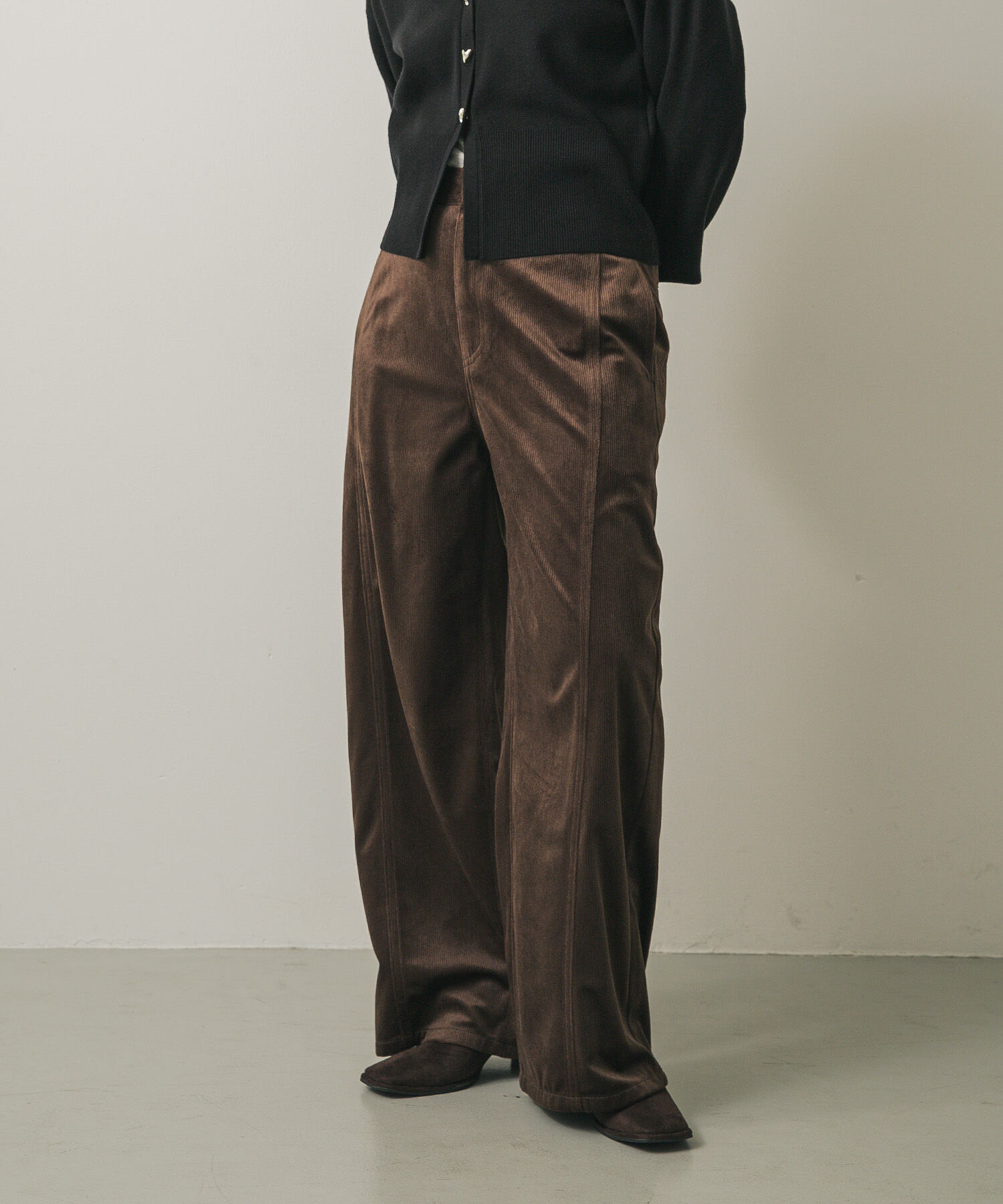 SENSE OF PLACE by URBAN RESEARCH「ソフトコーデュロイパンツ」|その他|ブラウン