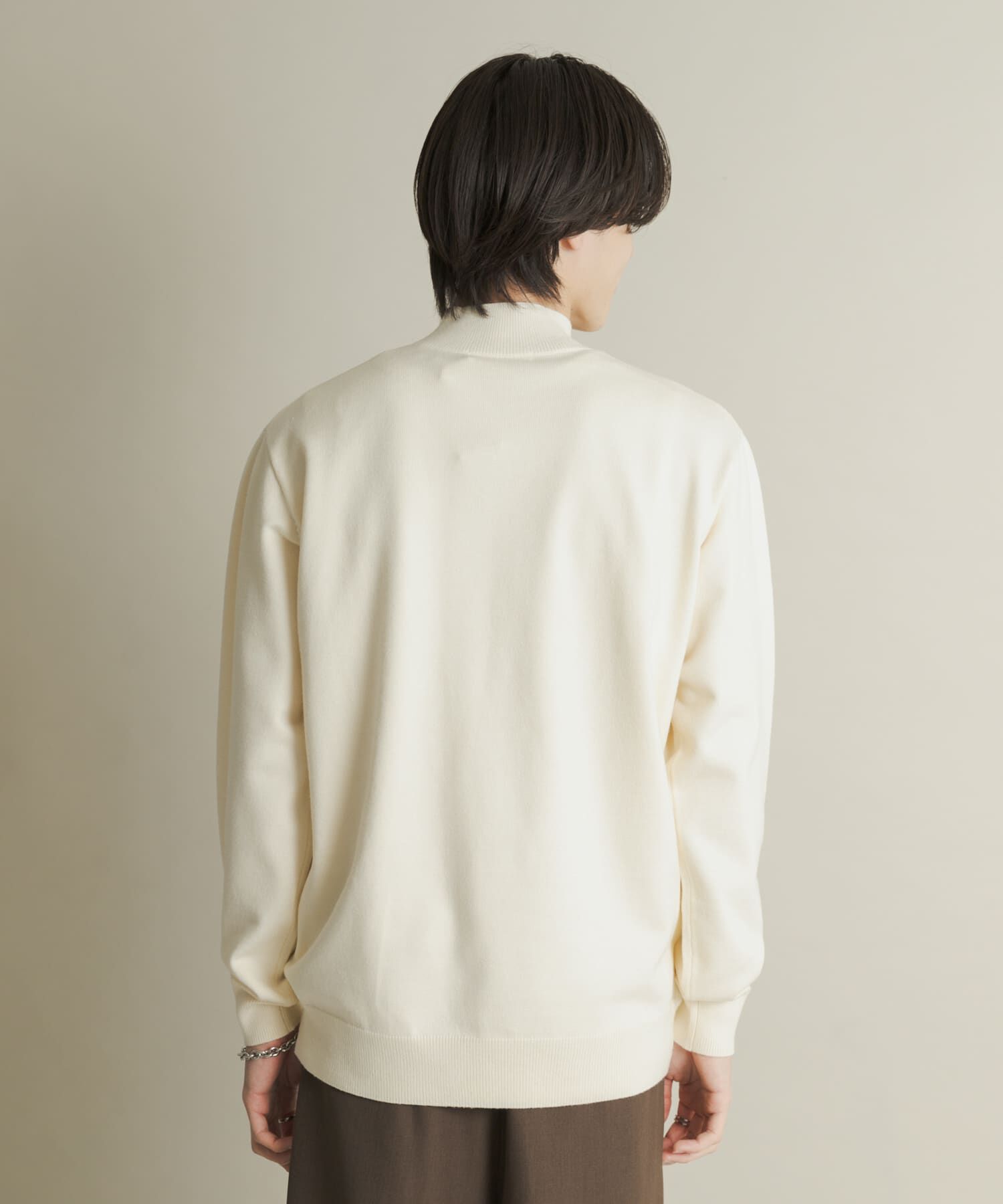 SENSE OF PLACE by URBAN RESEARCH「『一部WEB限定カラー』『洗濯可/毛玉防止』ストレッチモックネックニット」|ニット・セーター|