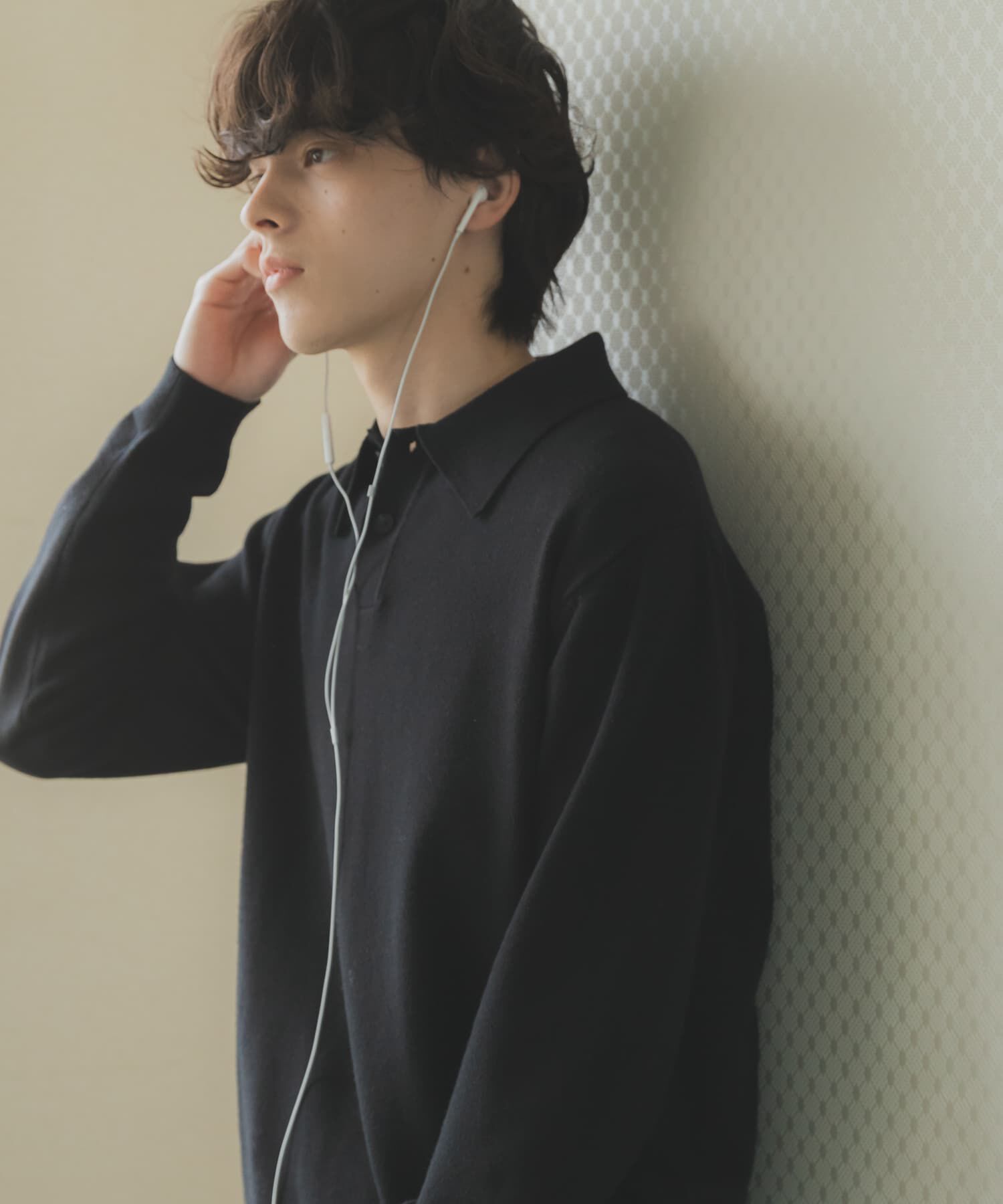 SENSE OF PLACE by URBAN RESEARCH「『一部WEB限定カラー』『洗濯可/毛玉防止』ストレッチニットポロシャツ」|ニット・セーター|