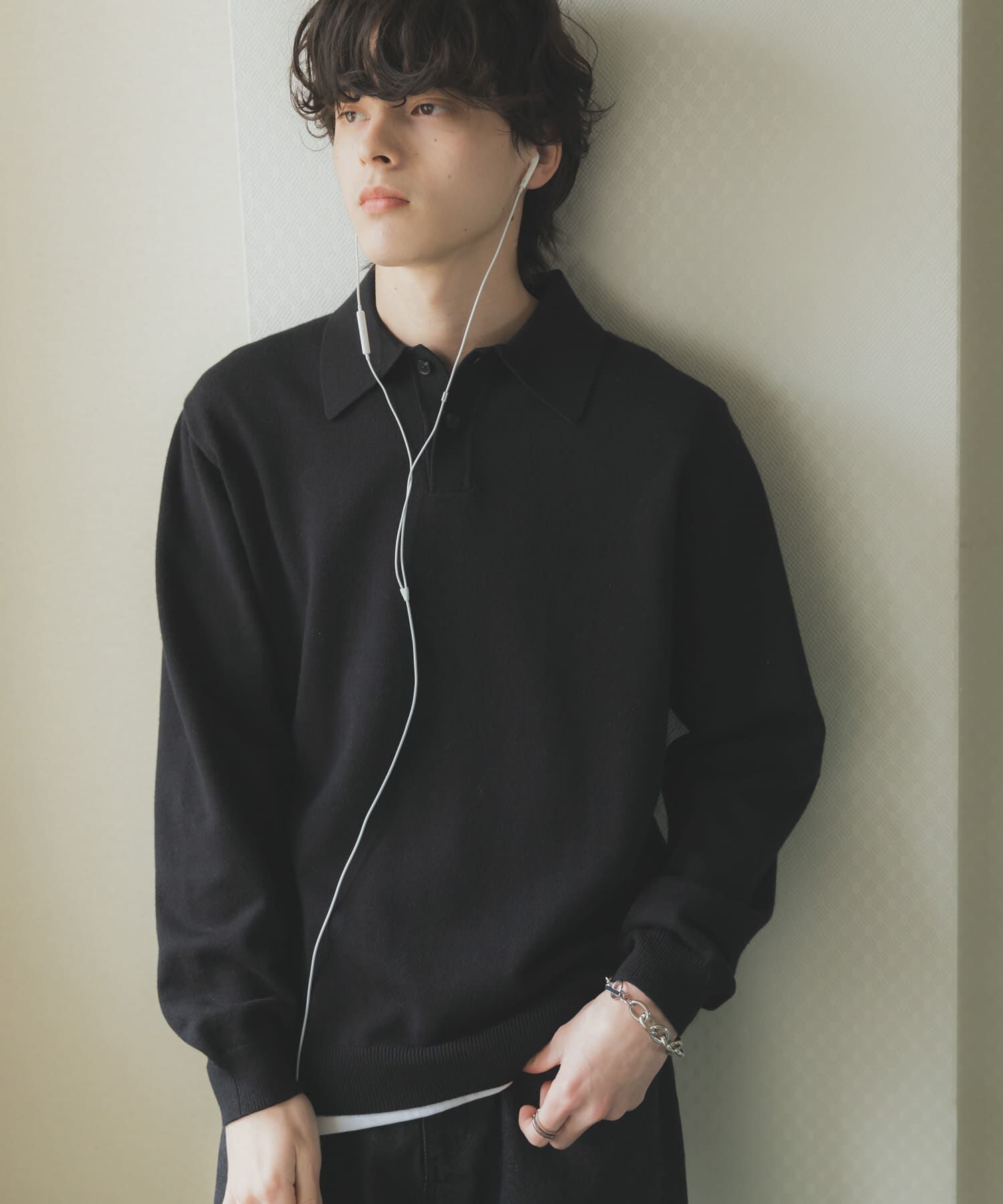 SENSE OF PLACE by URBAN RESEARCH「『一部WEB限定カラー』『洗濯可/毛玉防止』ストレッチニットポロシャツ」|ニット・セーター|