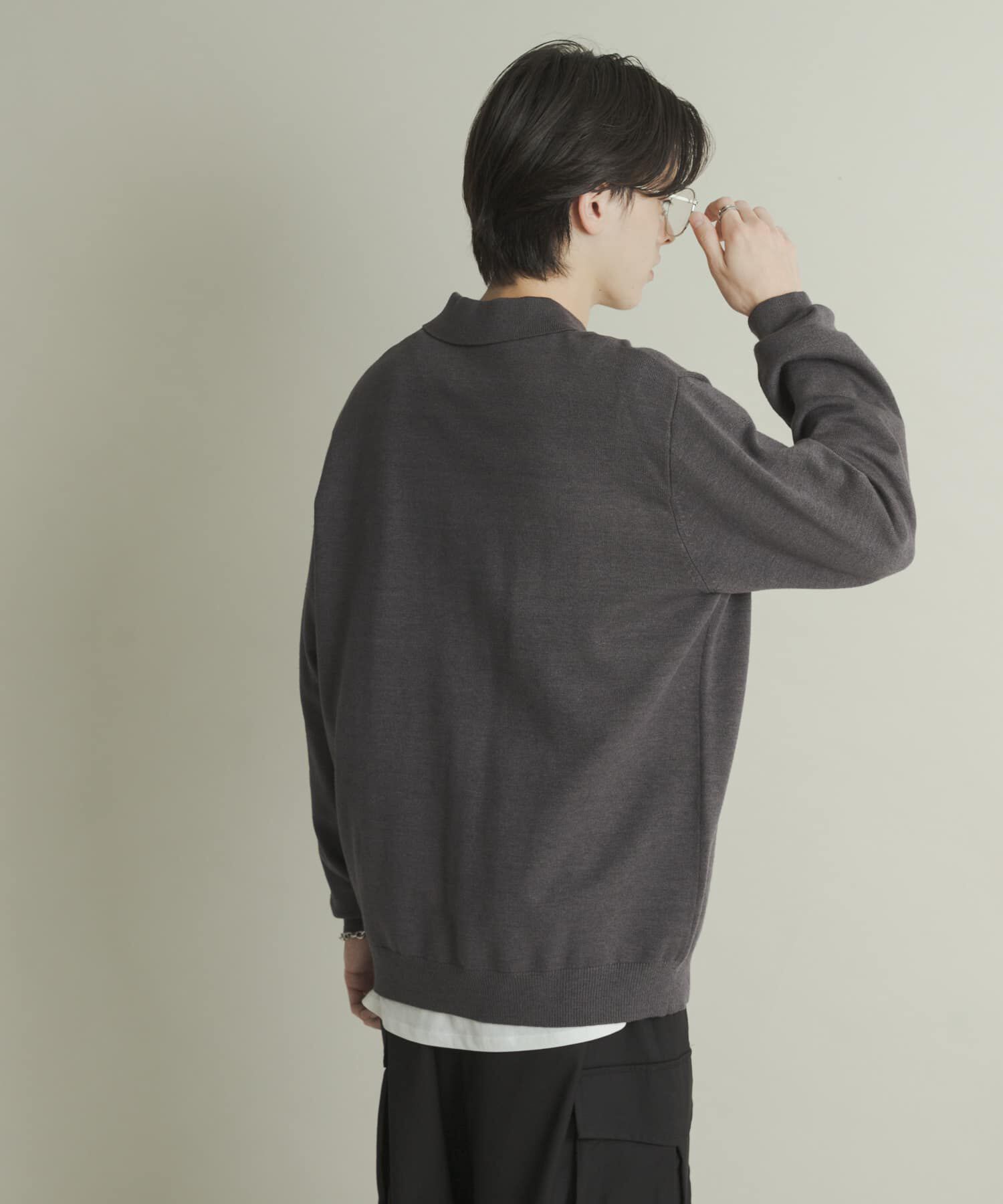 SENSE OF PLACE by URBAN RESEARCH「『一部WEB限定カラー』『洗濯可/毛玉防止』ストレッチニットポロシャツ」|ニット・セーター|