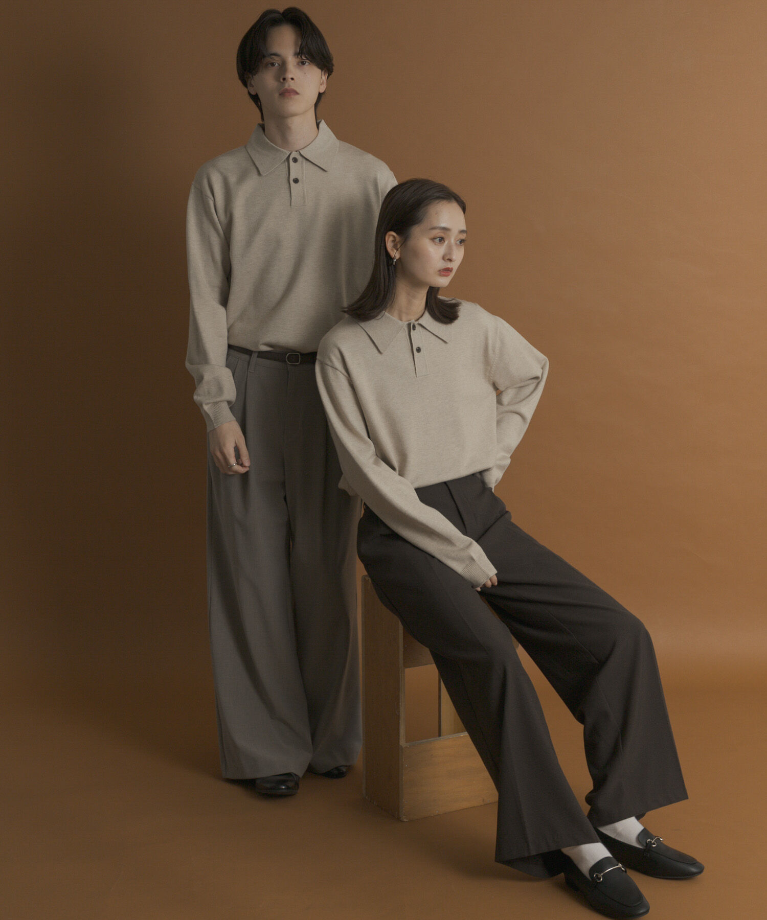 SENSE OF PLACE by URBAN RESEARCH「『一部WEB限定カラー』『洗濯可/毛玉防止』ストレッチニットポロシャツ」|ニット・セーター|