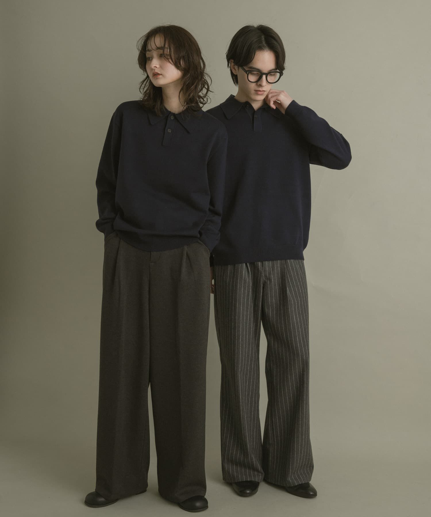 SENSE OF PLACE by URBAN RESEARCH「『一部WEB限定カラー』『洗濯可/毛玉防止』ストレッチニットポロシャツ」|ニット・セーター|