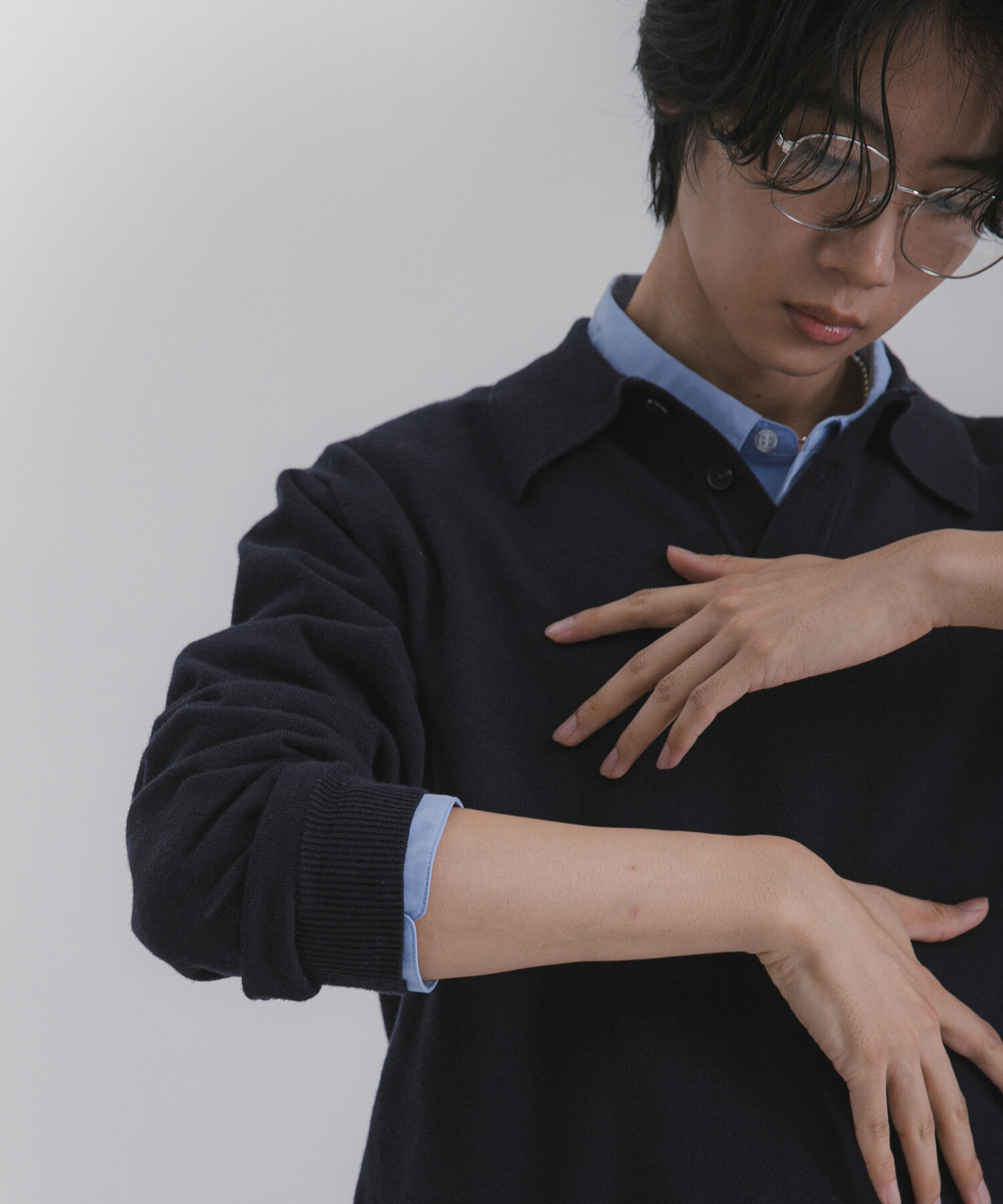 SENSE OF PLACE by URBAN RESEARCH「『一部WEB限定カラー』『洗濯可/毛玉防止』ストレッチニットポロシャツ」|ニット・セーター|