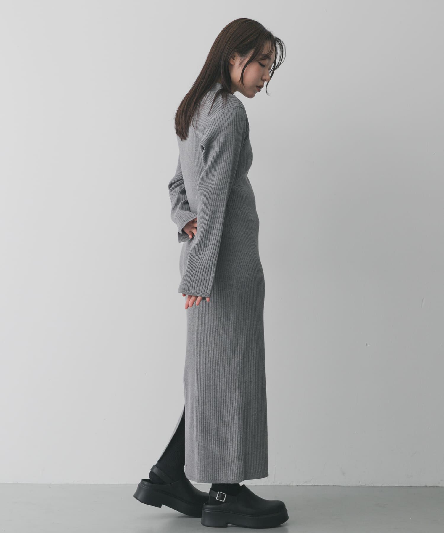 SENSE OF PLACE by URBAN RESEARCH「エリツキリブニットワンピース」|ワンピース|