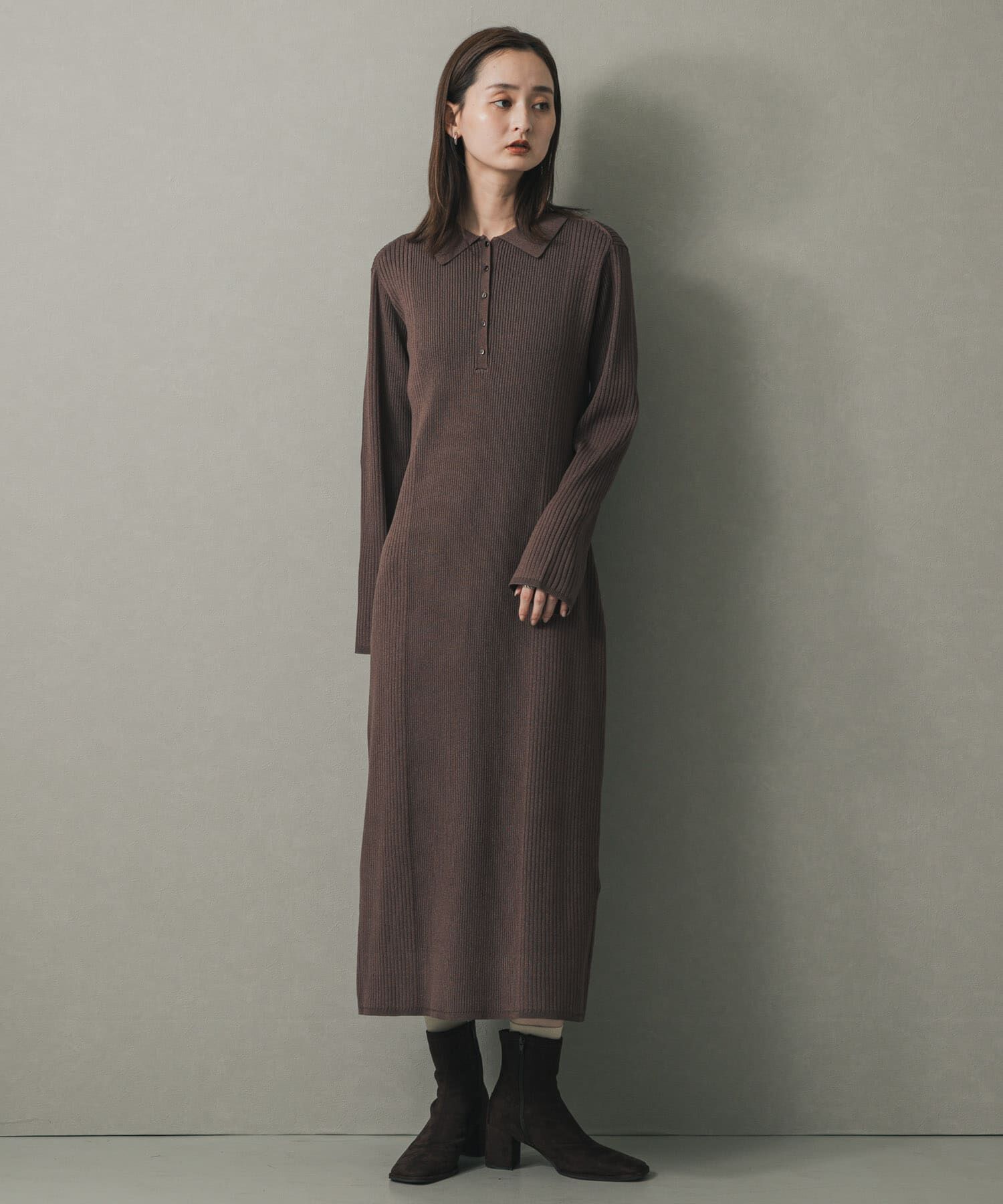 SENSE OF PLACE by URBAN RESEARCH「エリツキリブニットワンピース」|ワンピース|