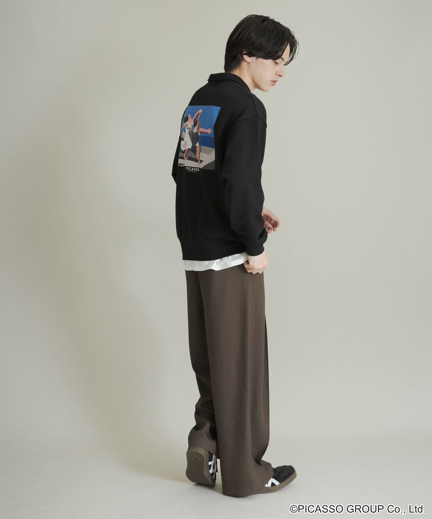 SENSE OF PLACE by URBAN RESEARCH「PICASSO ハーフジップスウェット」|スウェット・ジャージ|