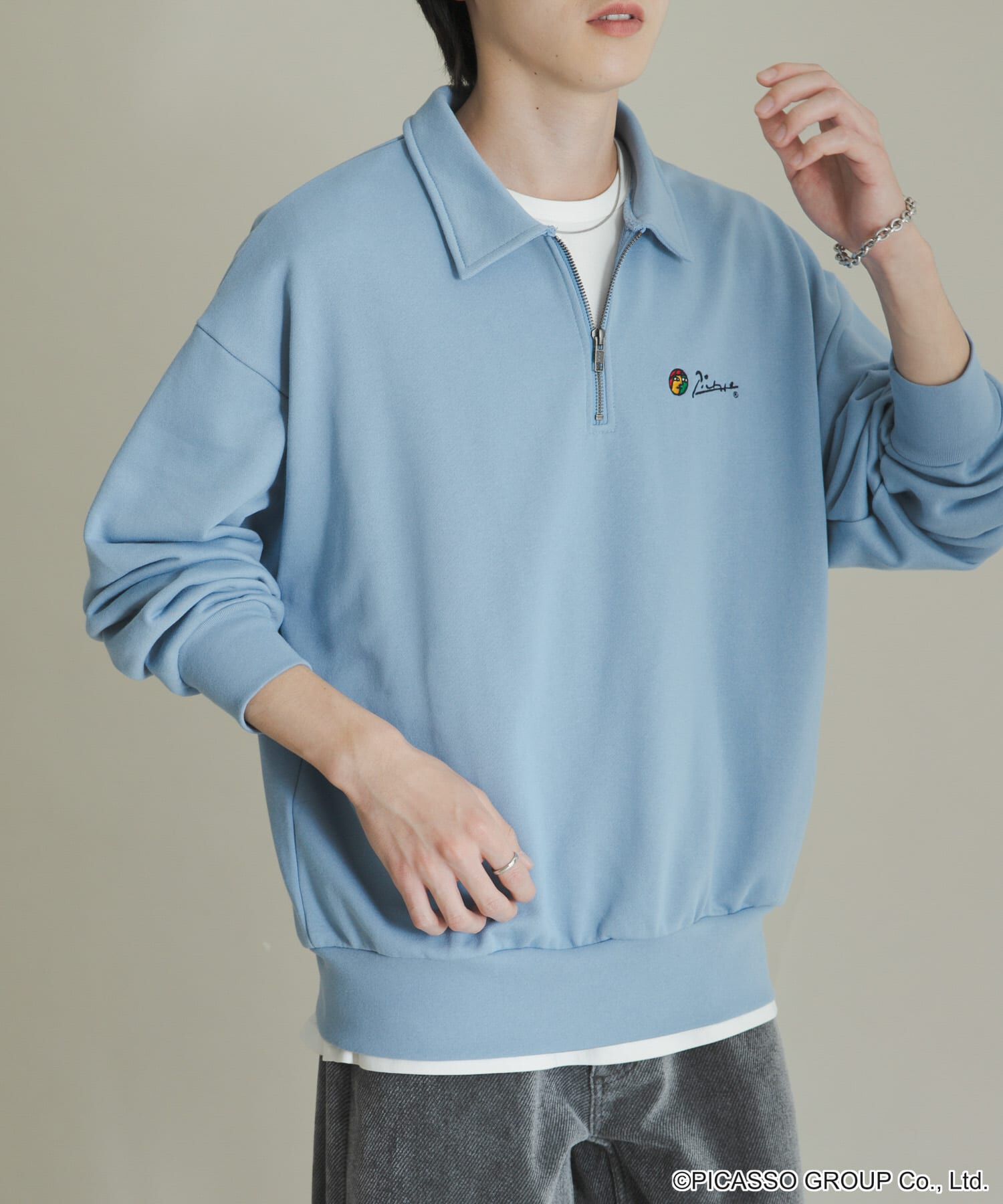 SENSE OF PLACE by URBAN RESEARCH「PICASSO ハーフジップスウェット」|スウェット・ジャージ|