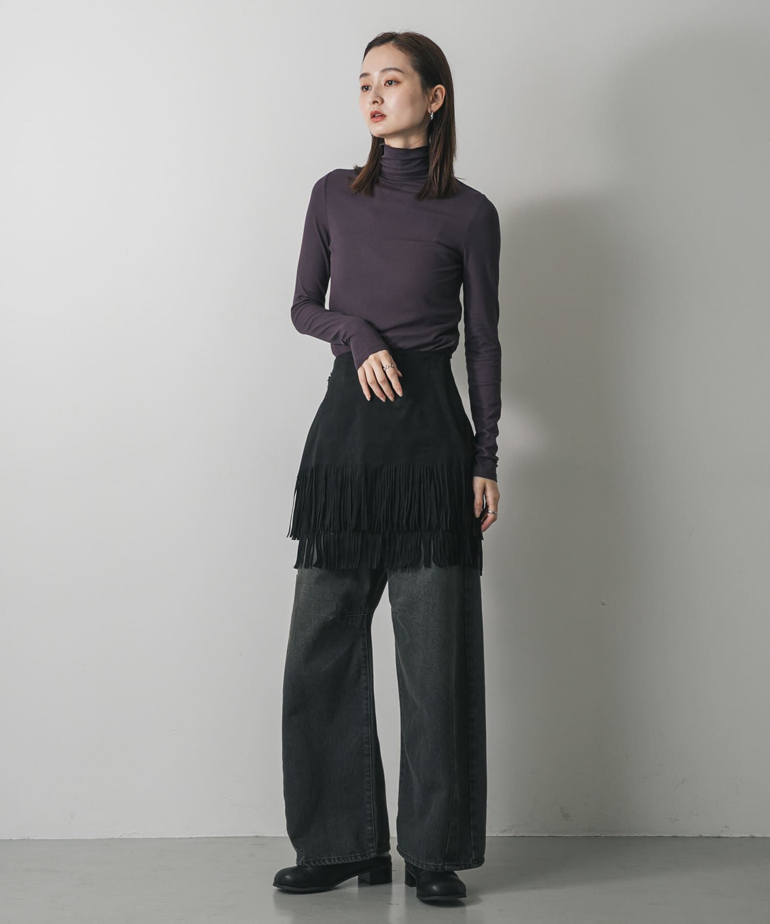 SENSE OF PLACE by URBAN RESEARCH「『毛玉防止』メローハイネックトップ」|Tシャツ・カットソー|