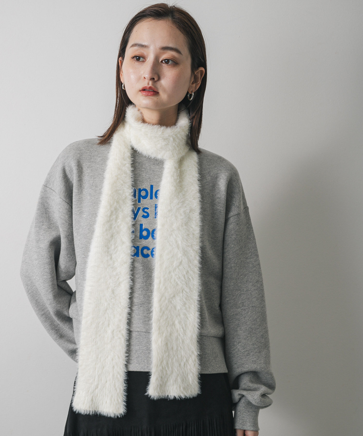 SENSE OF PLACE by URBAN RESEARCH「シャギーナローストール」|マフラー|