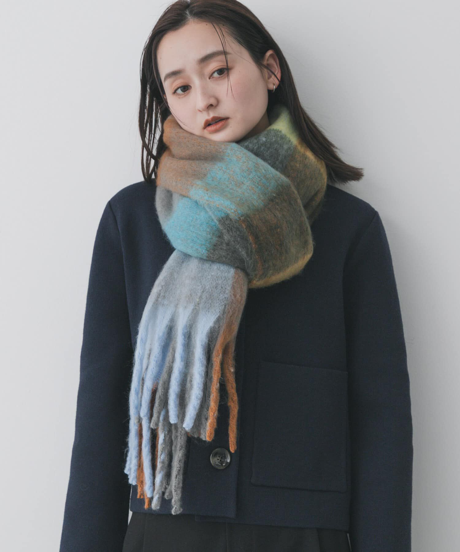 SENSE OF PLACE by URBAN RESEARCH「ボリュームチェックストール」|マフラー|