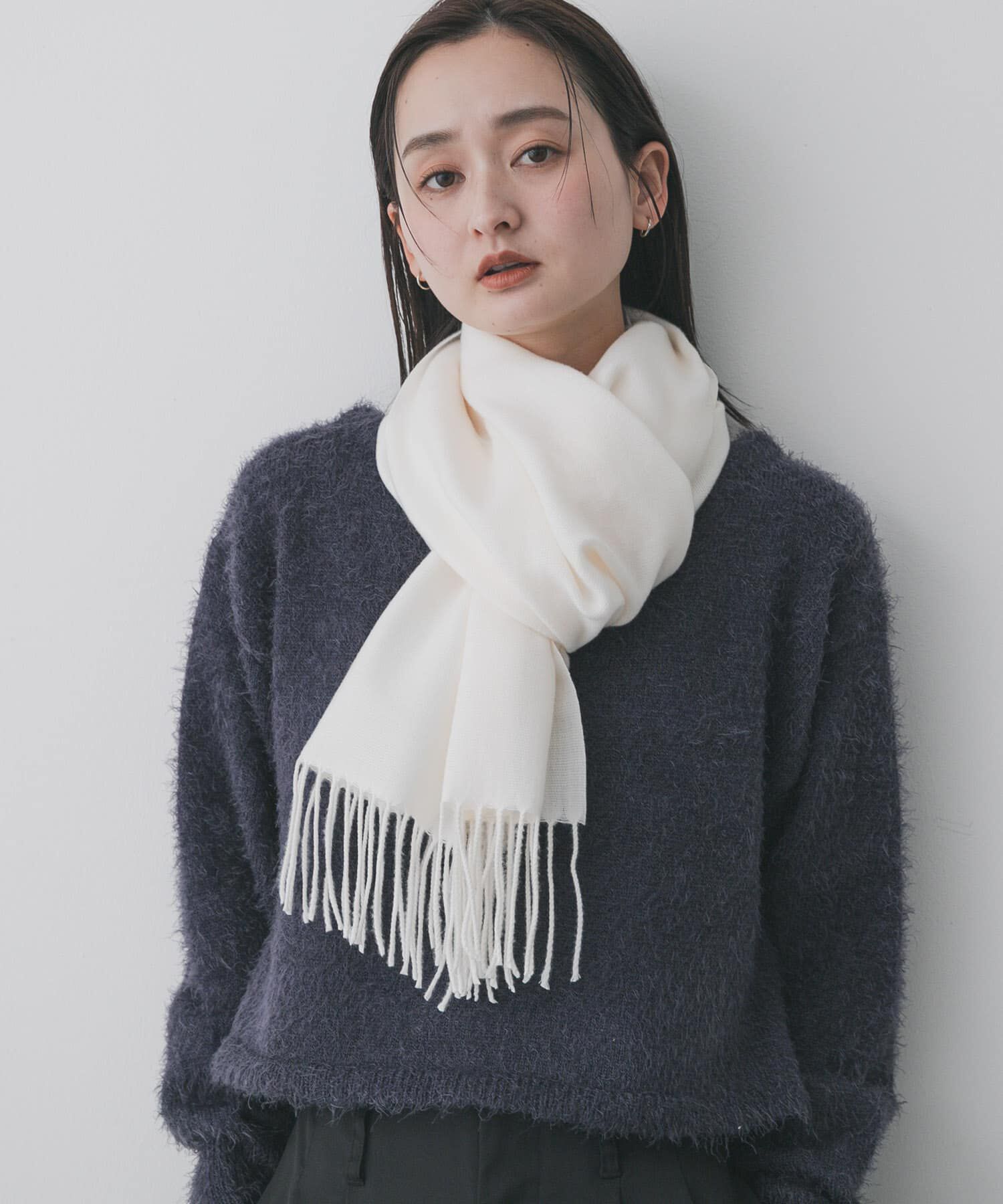 SENSE OF PLACE by URBAN RESEARCH「フリンジストール」|マフラー|