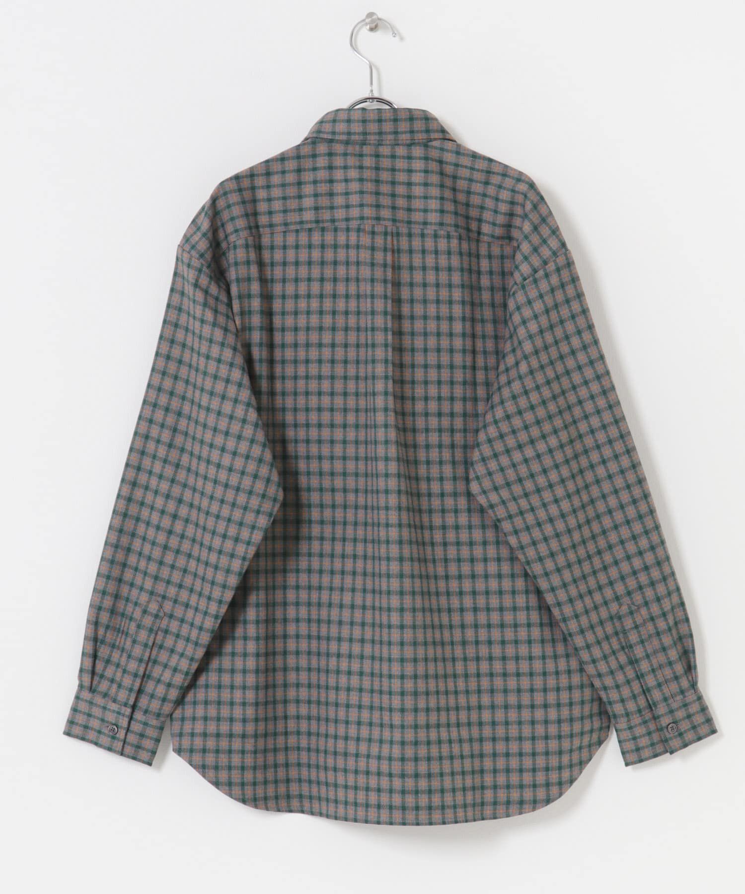 SENSE OF PLACE by URBAN RESEARCH「ニュアンスチェックロングスリーブネルシャツ」|シャツ・ブラウス|