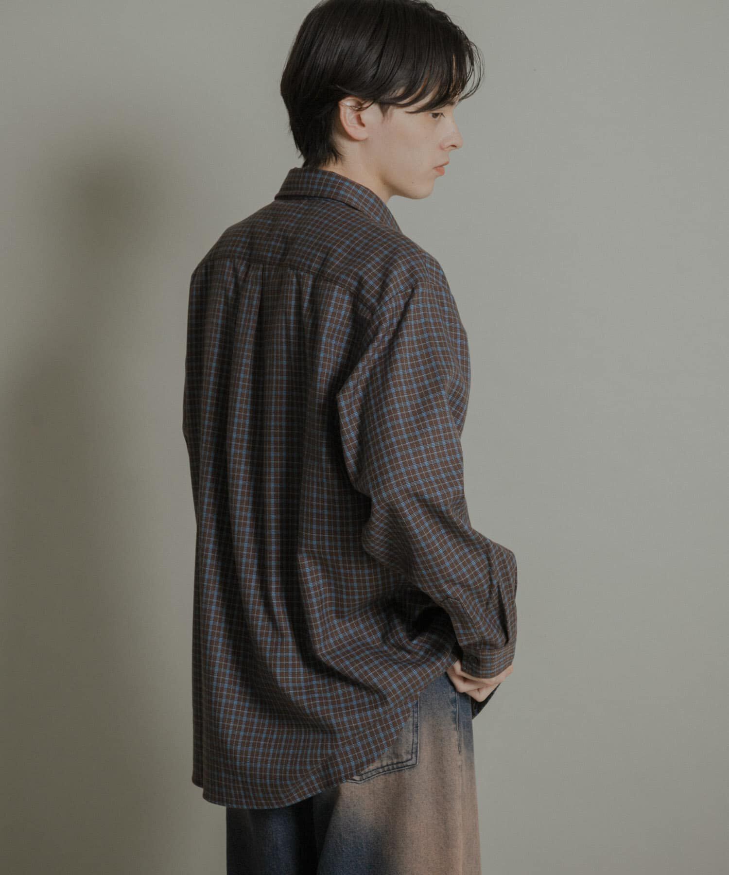 SENSE OF PLACE by URBAN RESEARCH「ニュアンスチェックロングスリーブネルシャツ」|シャツ・ブラウス|