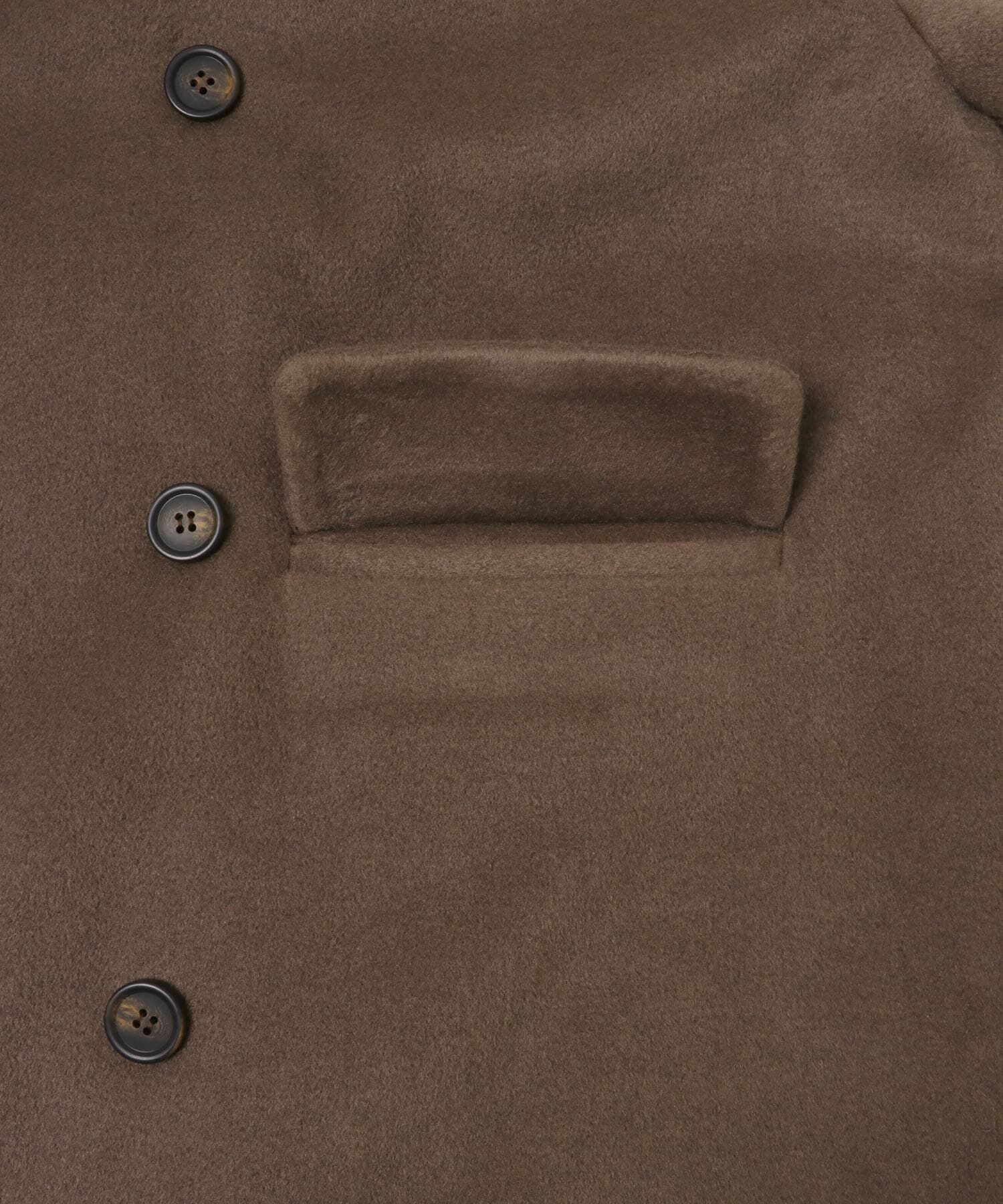 SENSE OF PLACE by URBAN RESEARCH「ウールブレンドダブルロングコート」|ノーカラーコート|