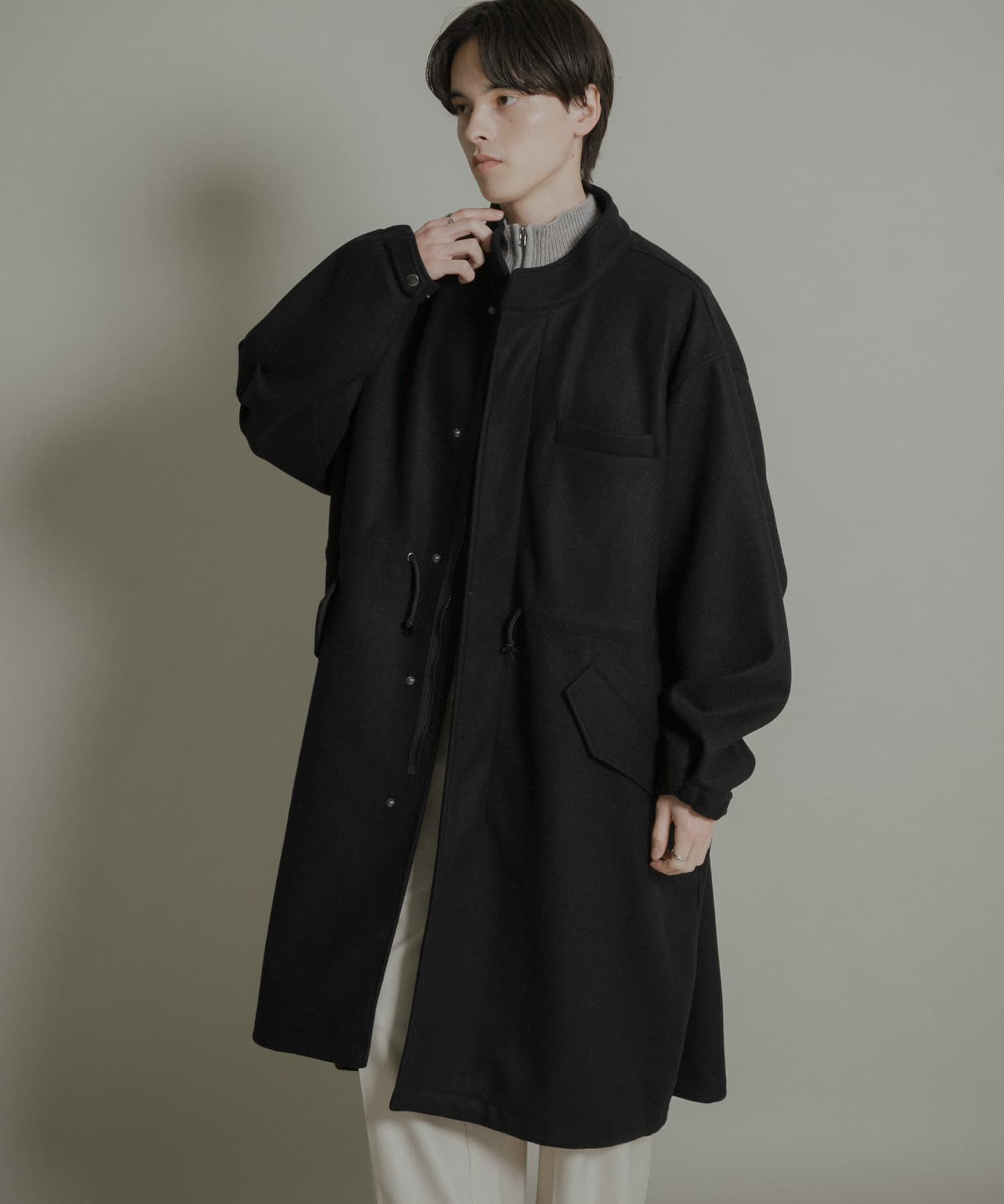 SENSE OF PLACE by URBAN RESEARCH「『UR TECH』 カットメルトンモッズコート」|ミリタリー・モッズコート|