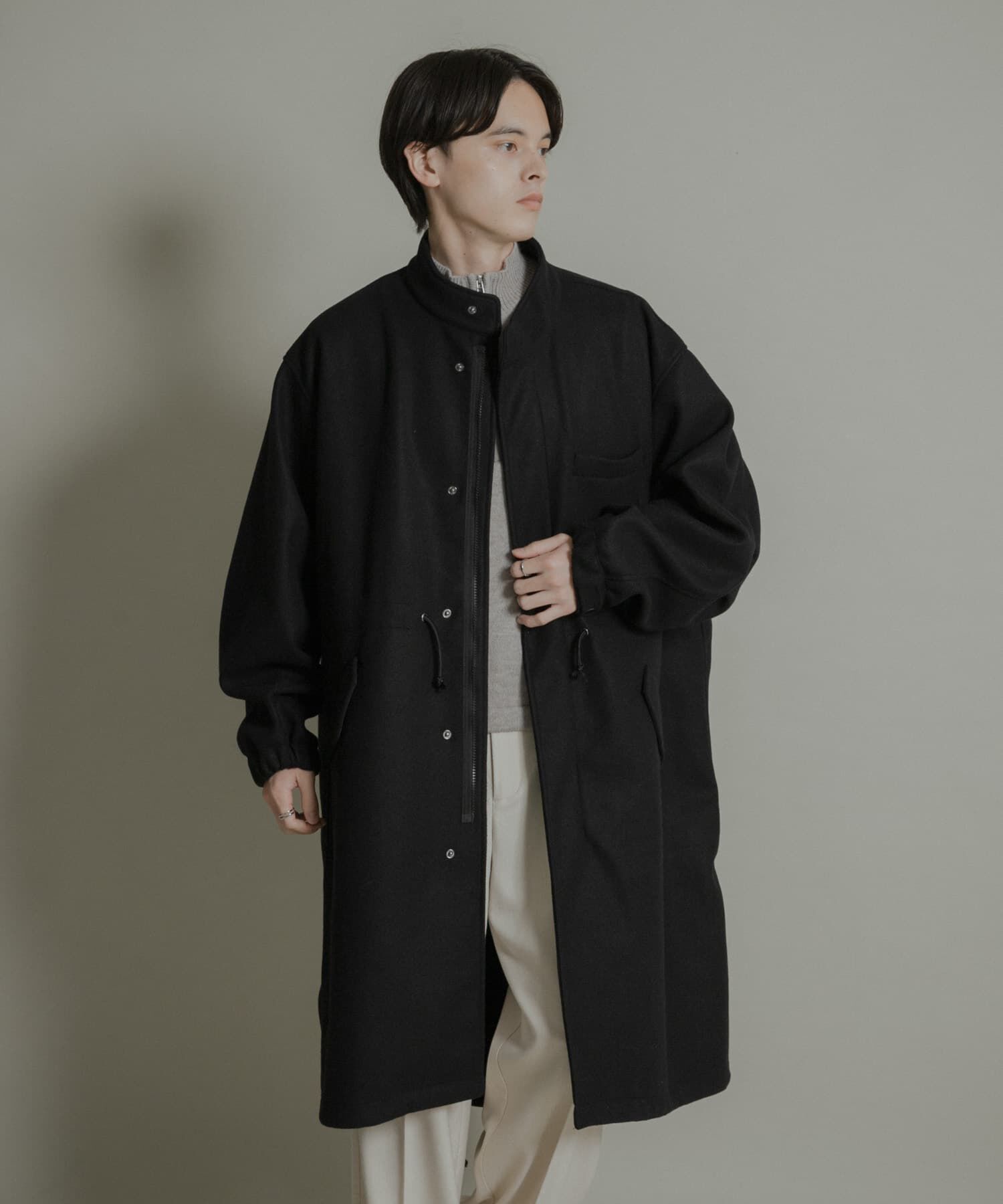 SENSE OF PLACE by URBAN RESEARCH「『UR TECH』 カットメルトンモッズコート」|ミリタリー・モッズコート|